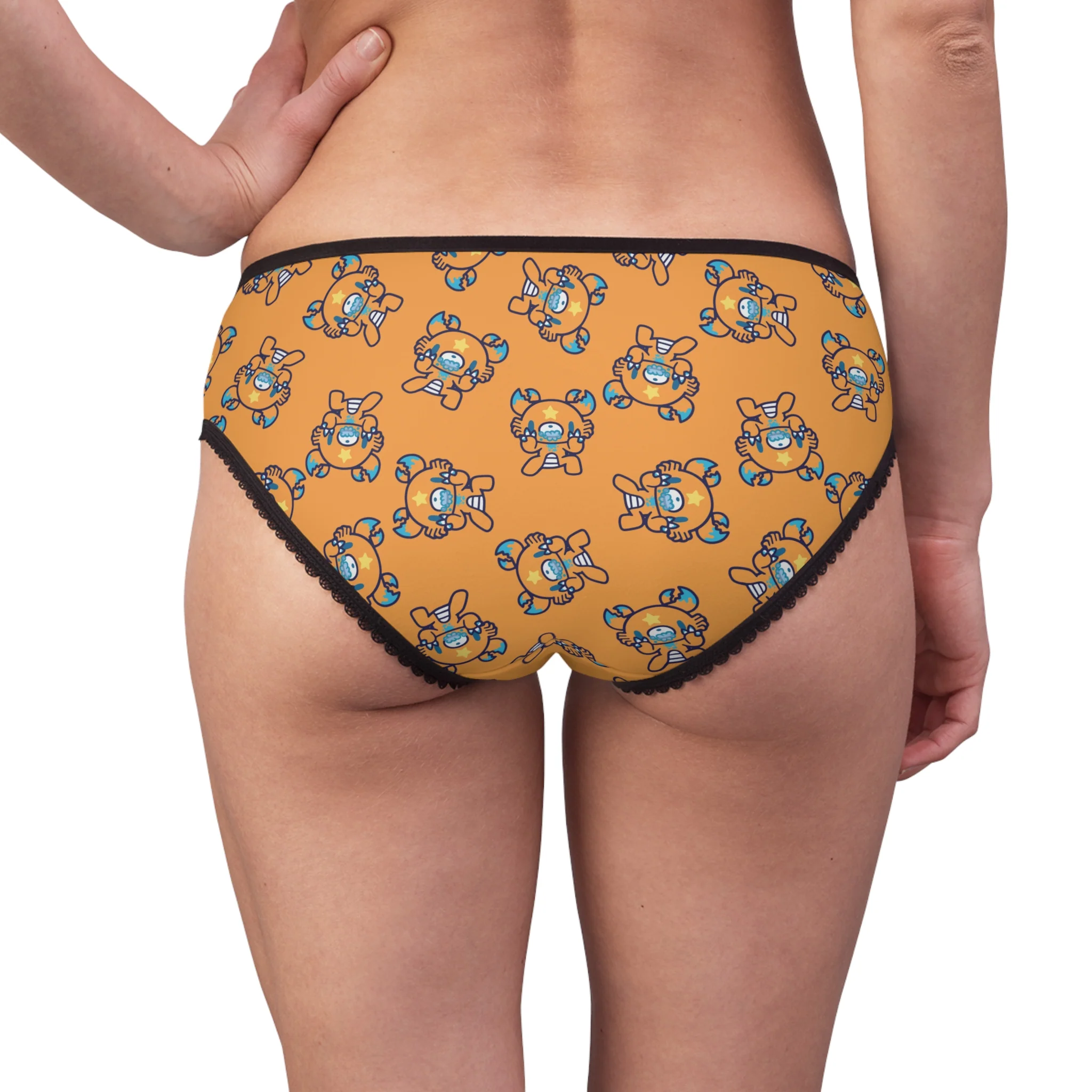 Cancer Gloomy Women's Briefs (AOP) - Image 5