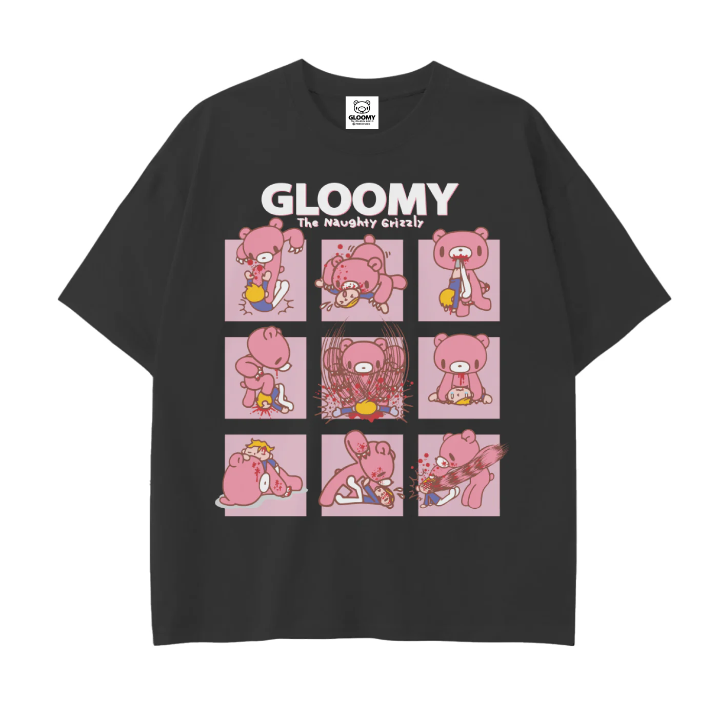 Gloomy All Wild Drop Shoulder Cotton T-Shirt