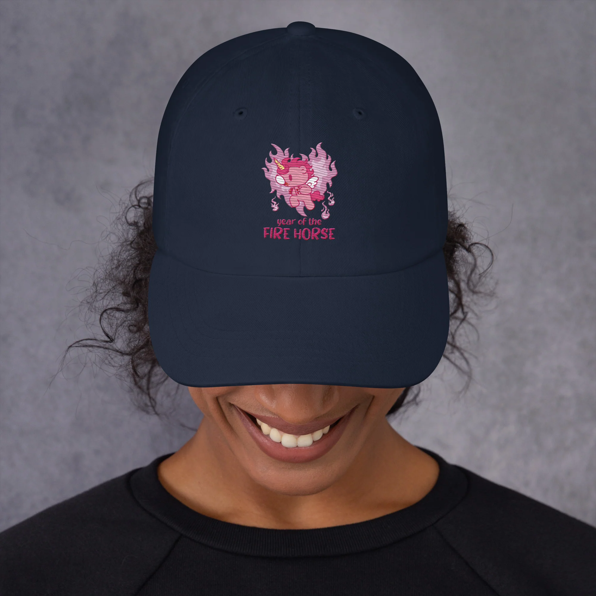Fire Horse Dad hat - Image 4
