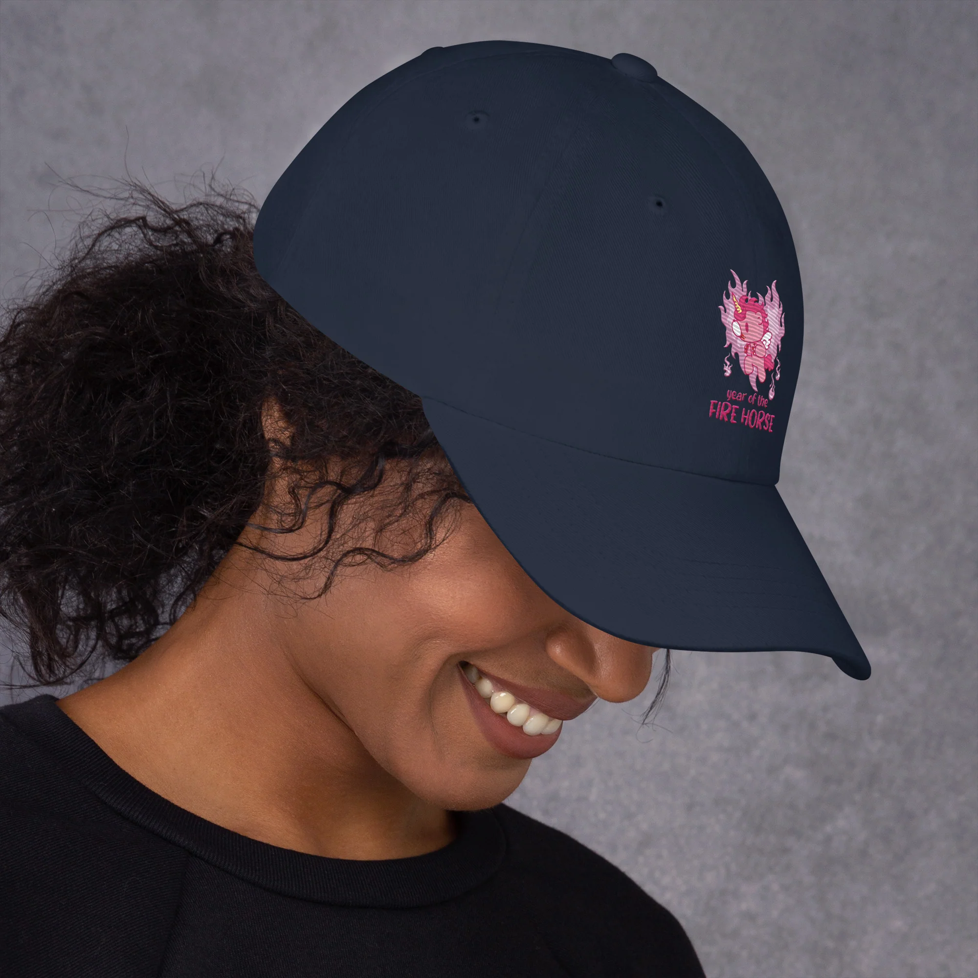 Fire Horse Dad hat - Image 6