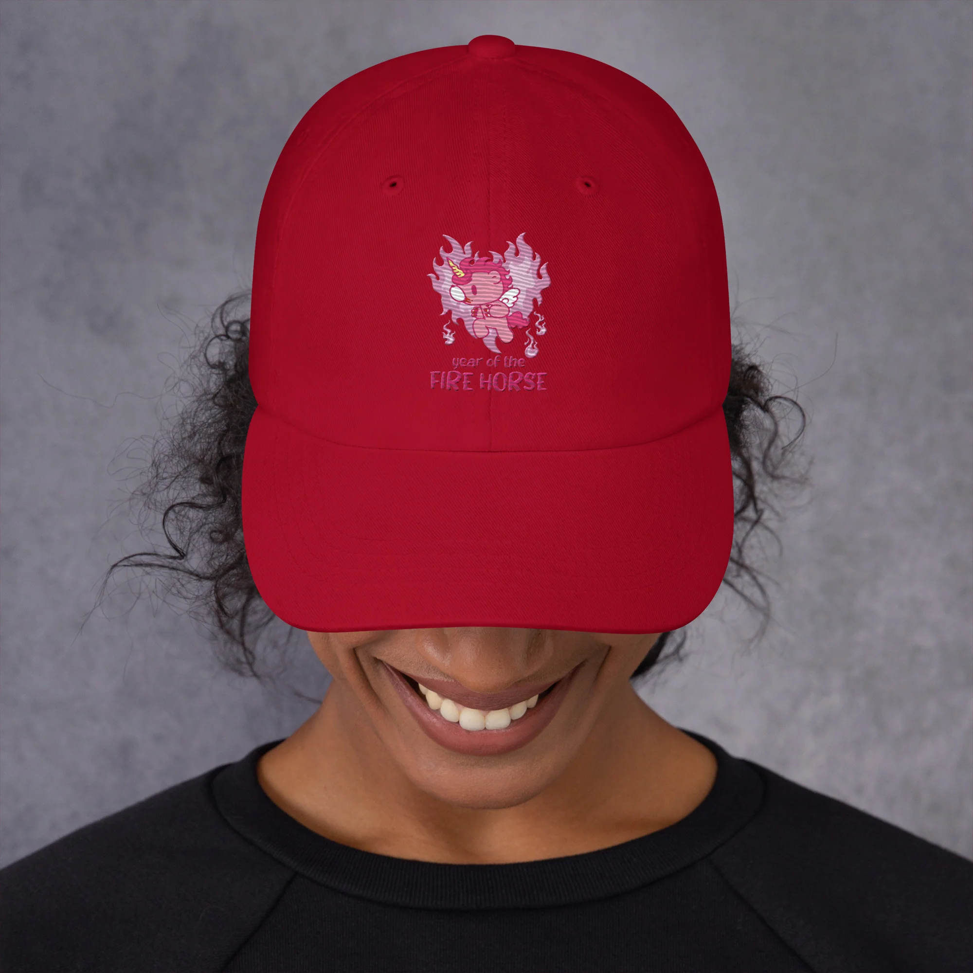 Fire Horse Dad hat - Image 7