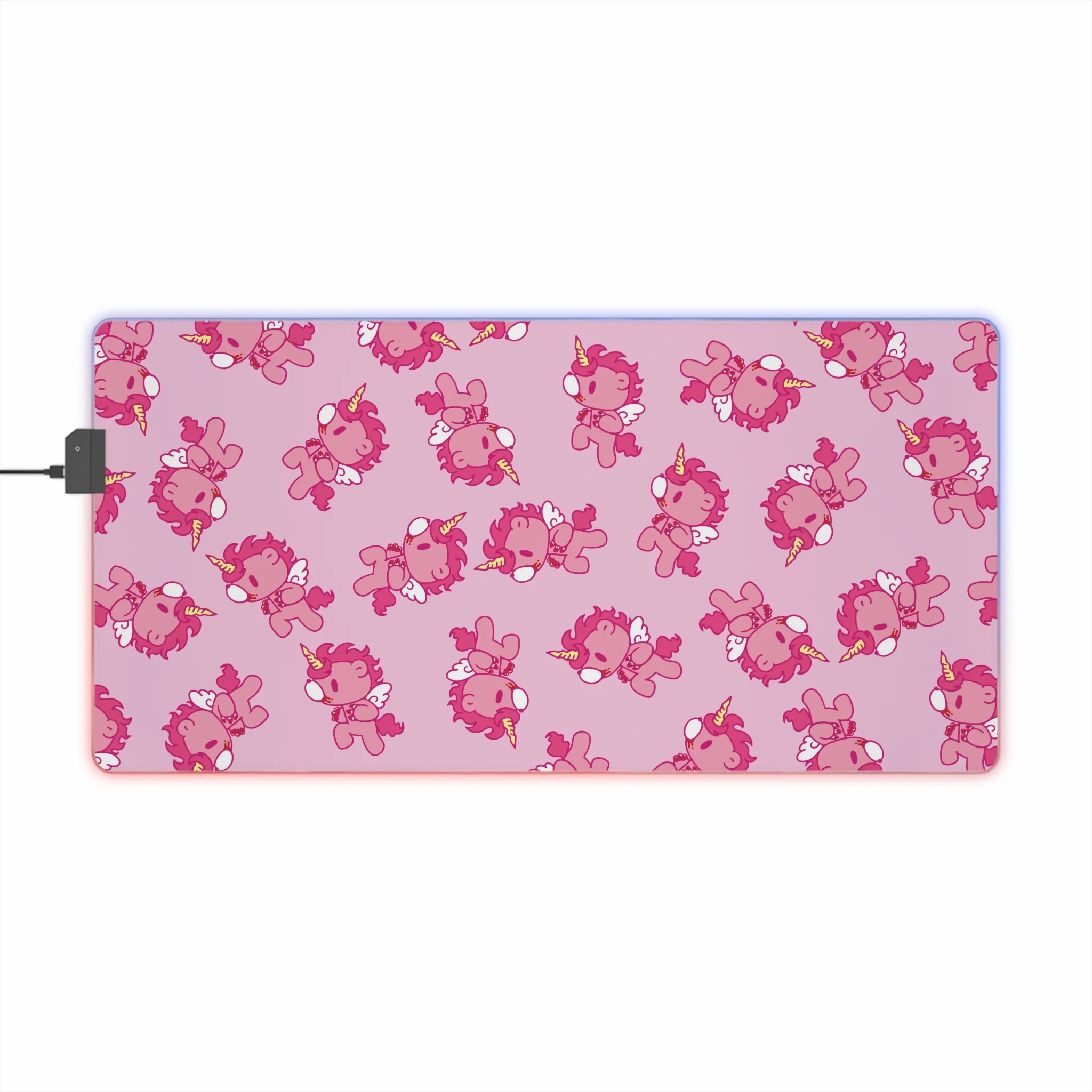 Fire Horse Gloomy Bear LED Gaming Mouse Pad - Image 2