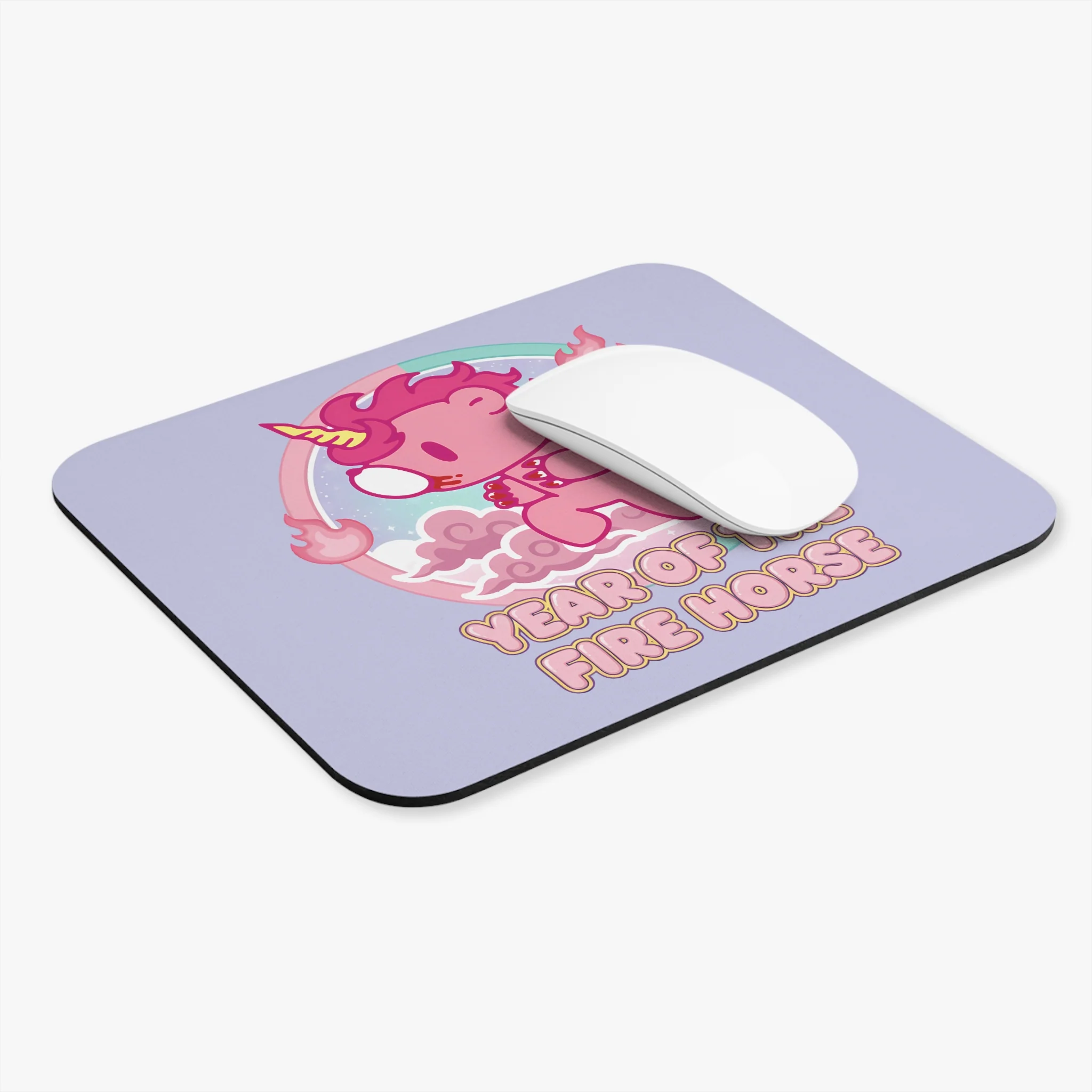Fire Horse Gloomy Bear Mouse Pad - Image 3