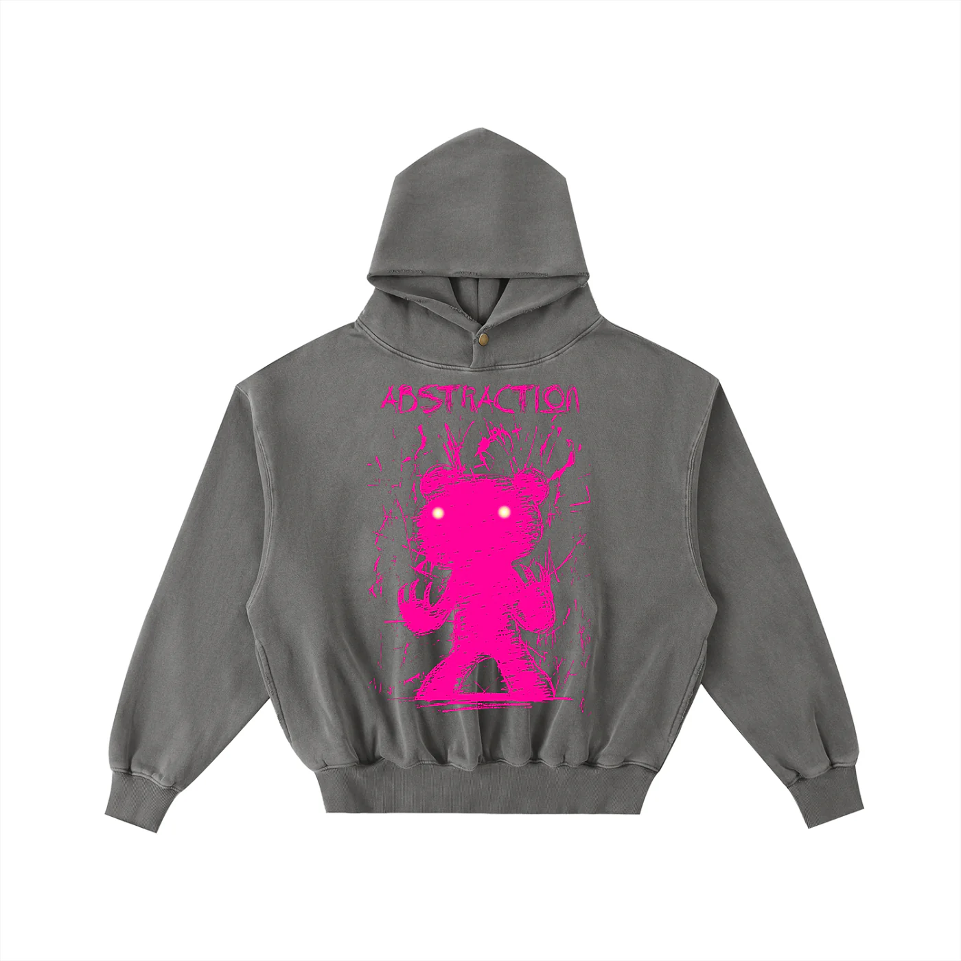 Gloomy Bear Abstraction Washed Fleece Hoodie - Image 5
