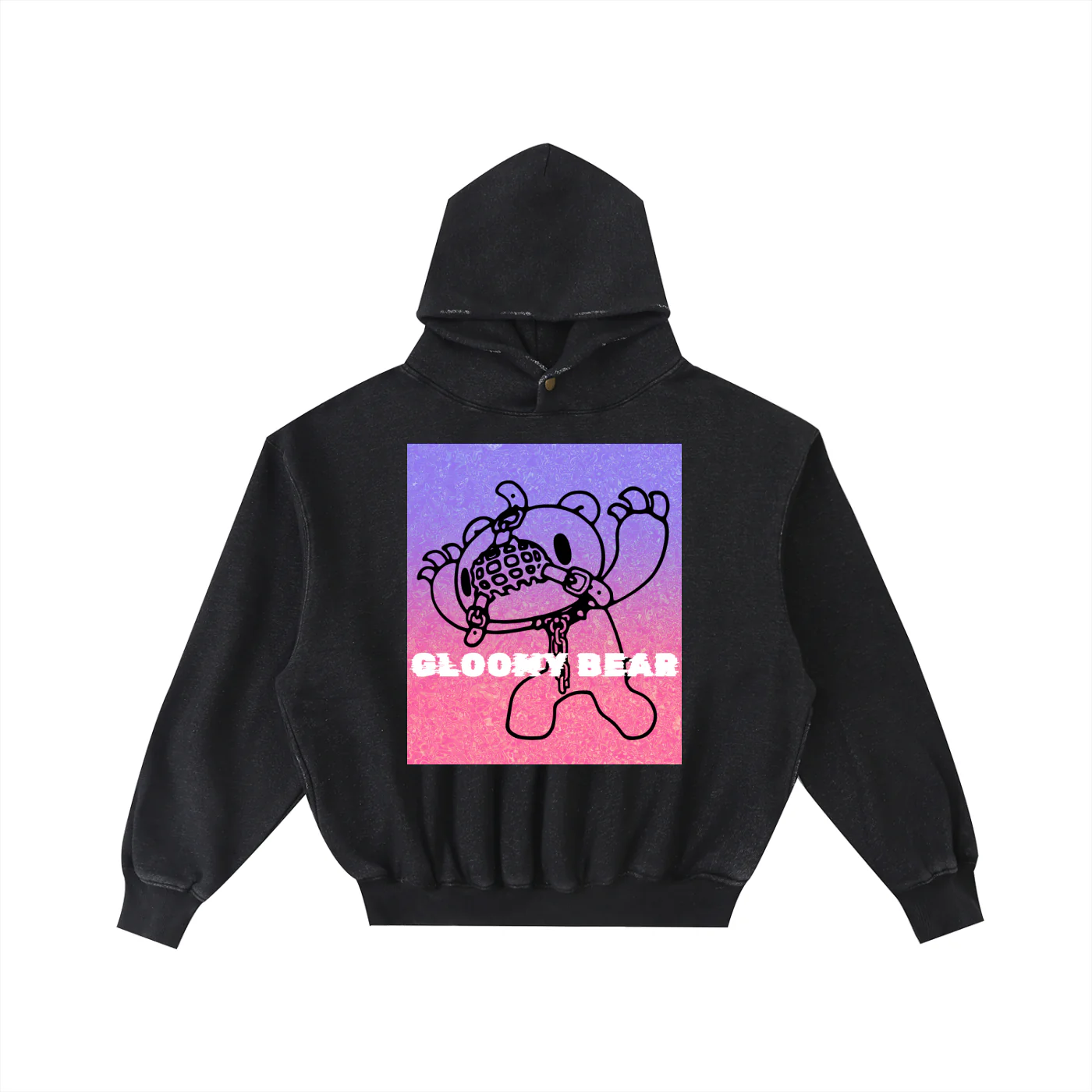 Gloomy Convict Washed Fleece Hoodie - Image 5