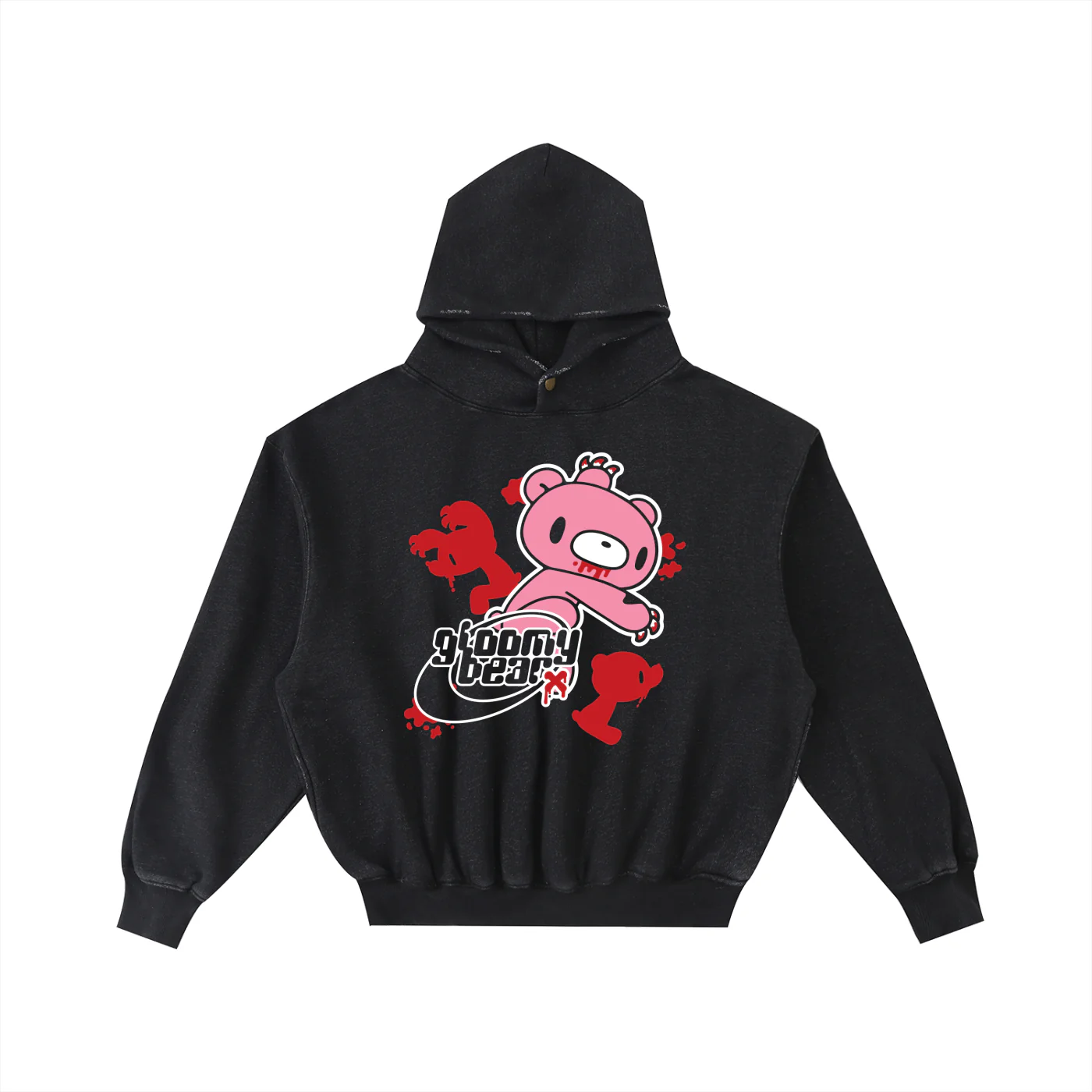 Gloomy Devi Washed Fleece Hoodie
