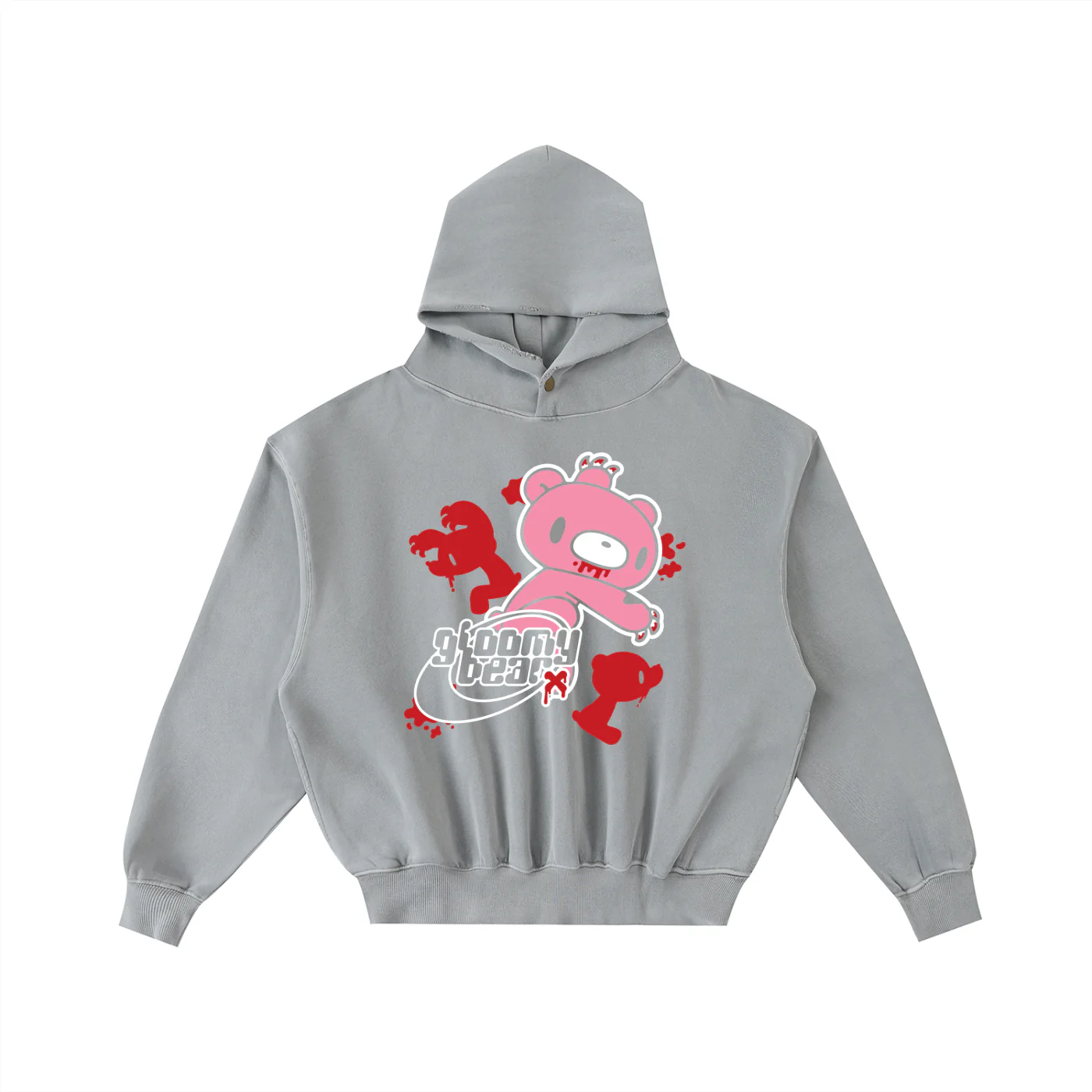 Gloomy Devi Washed Fleece Hoodie - Image 3