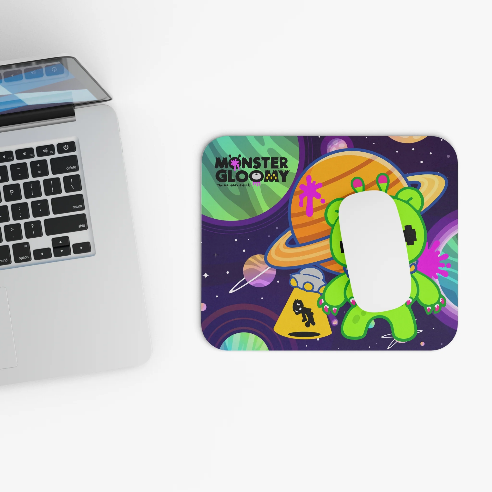 Gloomy Alien Monster Mouse Pad - Image 4