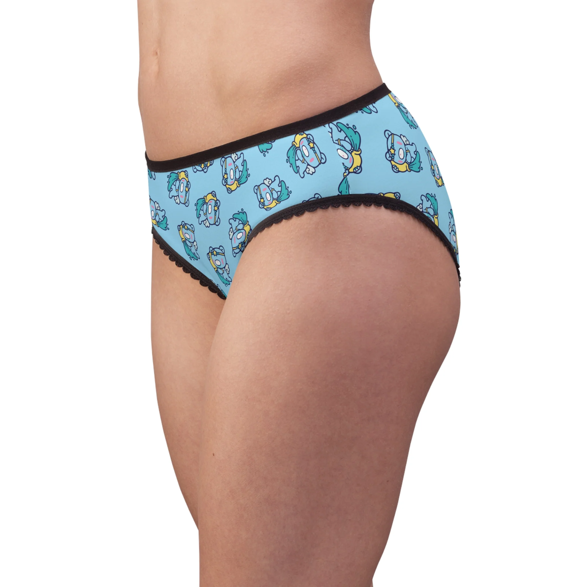 Gloomy Aquarius Women's Briefs (AOP) - Image 4
