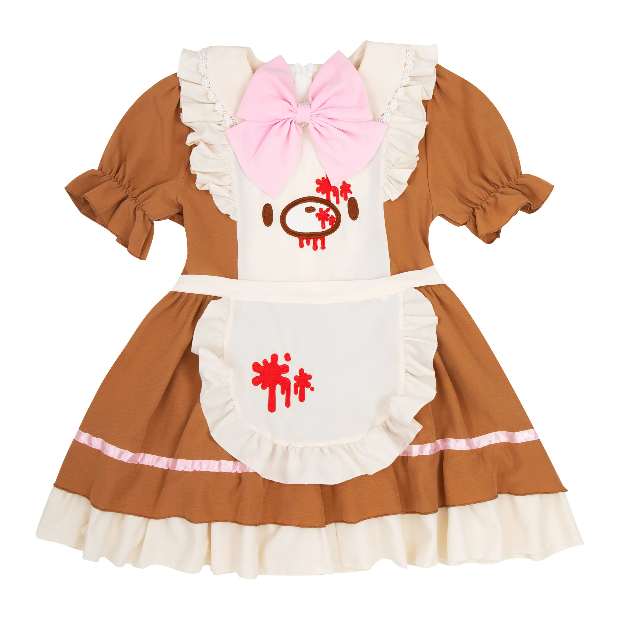 Lolita CosPlay Maid Dress - Brown - Image 3
