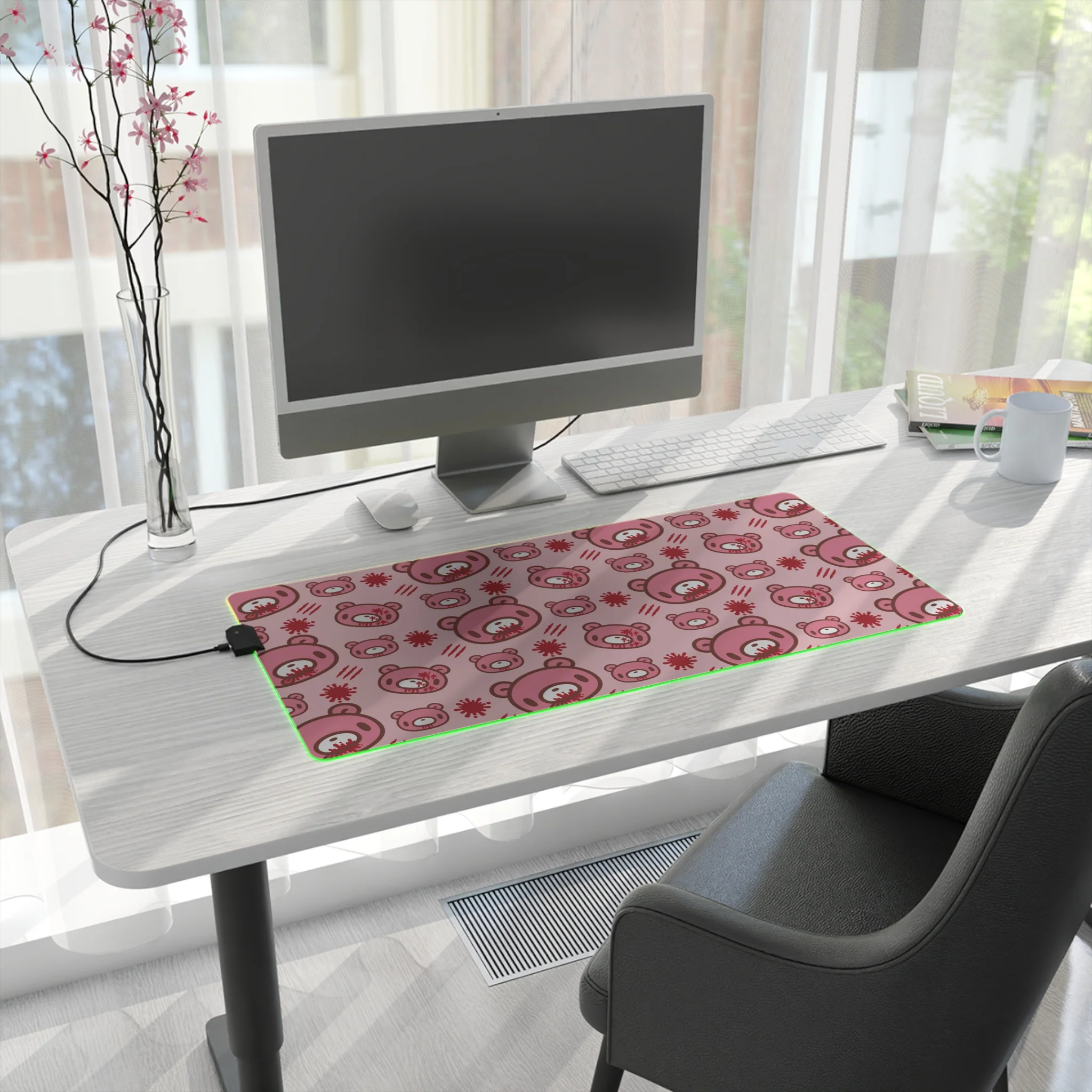 Gloomy Bear LED Gaming Mouse Pad - Image 13