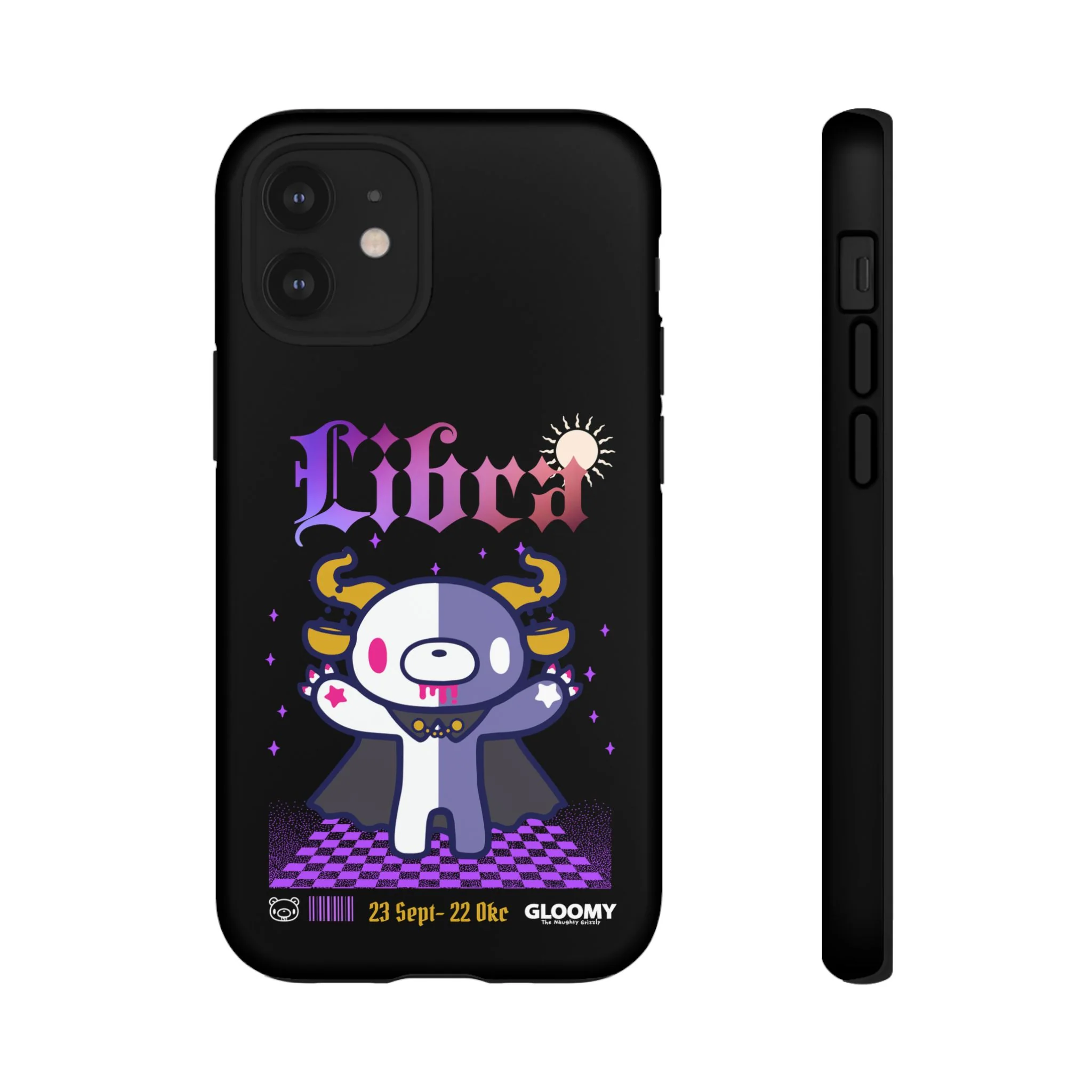 gloomy bear libra zodiac Phone Case - Image 3