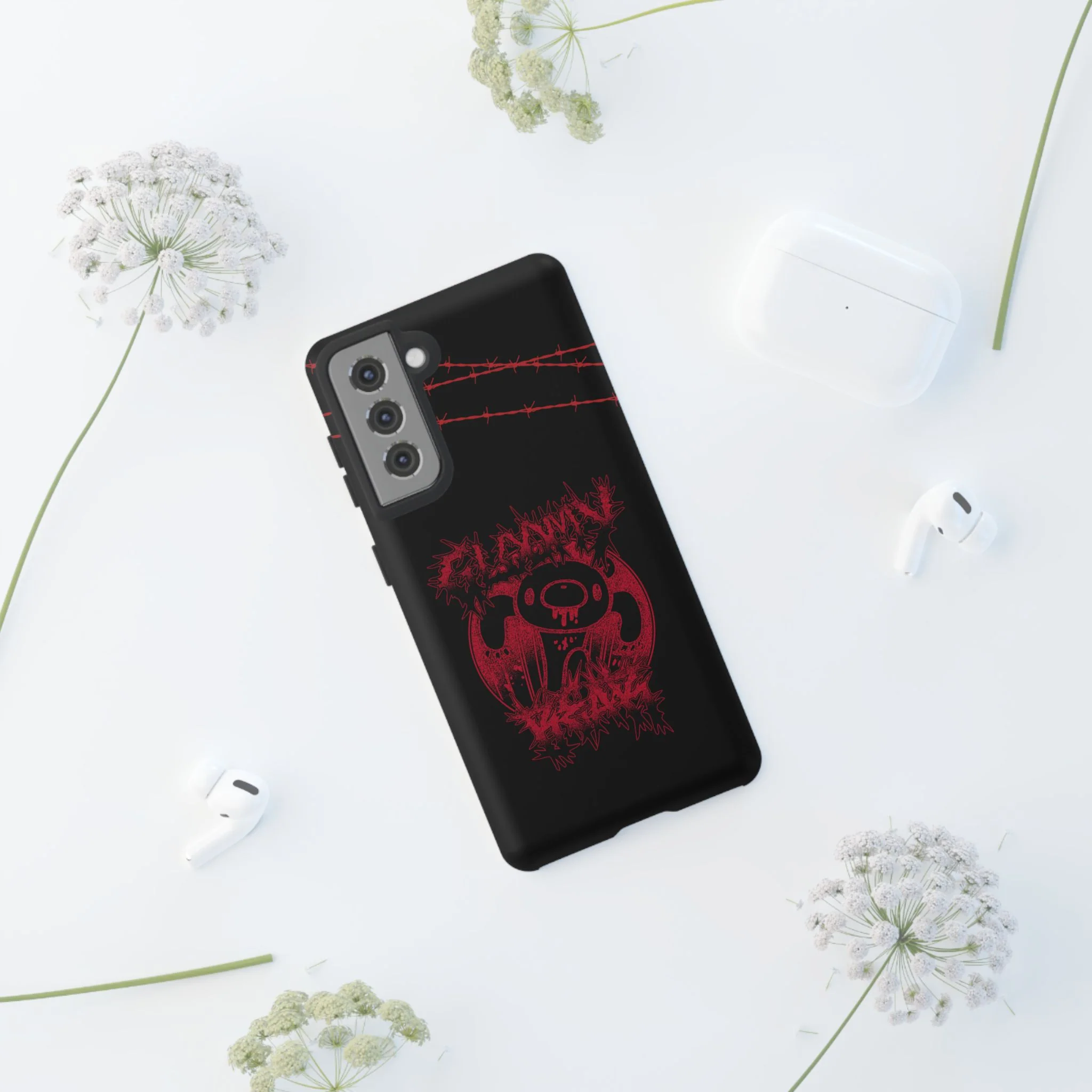 Gloomy Bear Metal Show Red Phone Case - Image 108