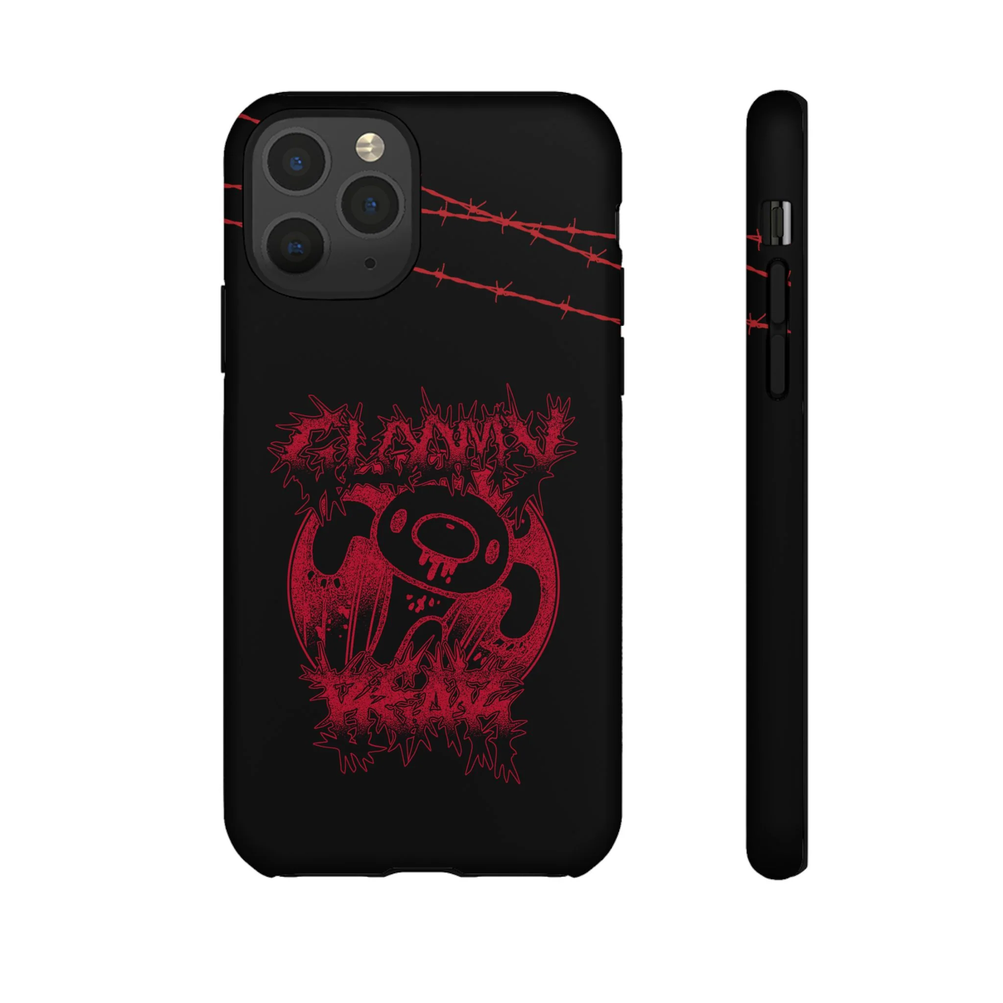 Gloomy Bear Metal Show Red Phone Case - Image 11