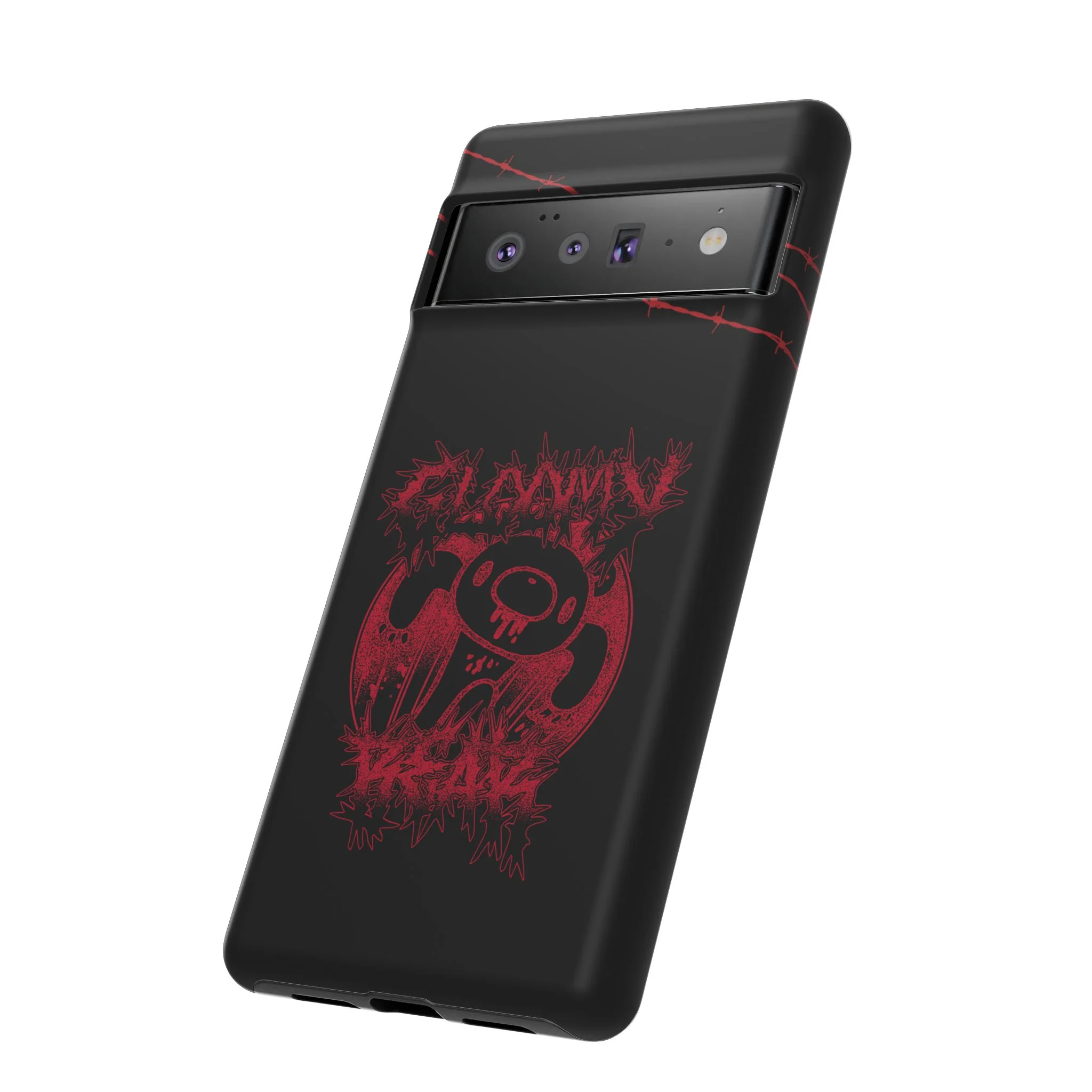 Gloomy Bear Metal Show Red Phone Case - Image 122