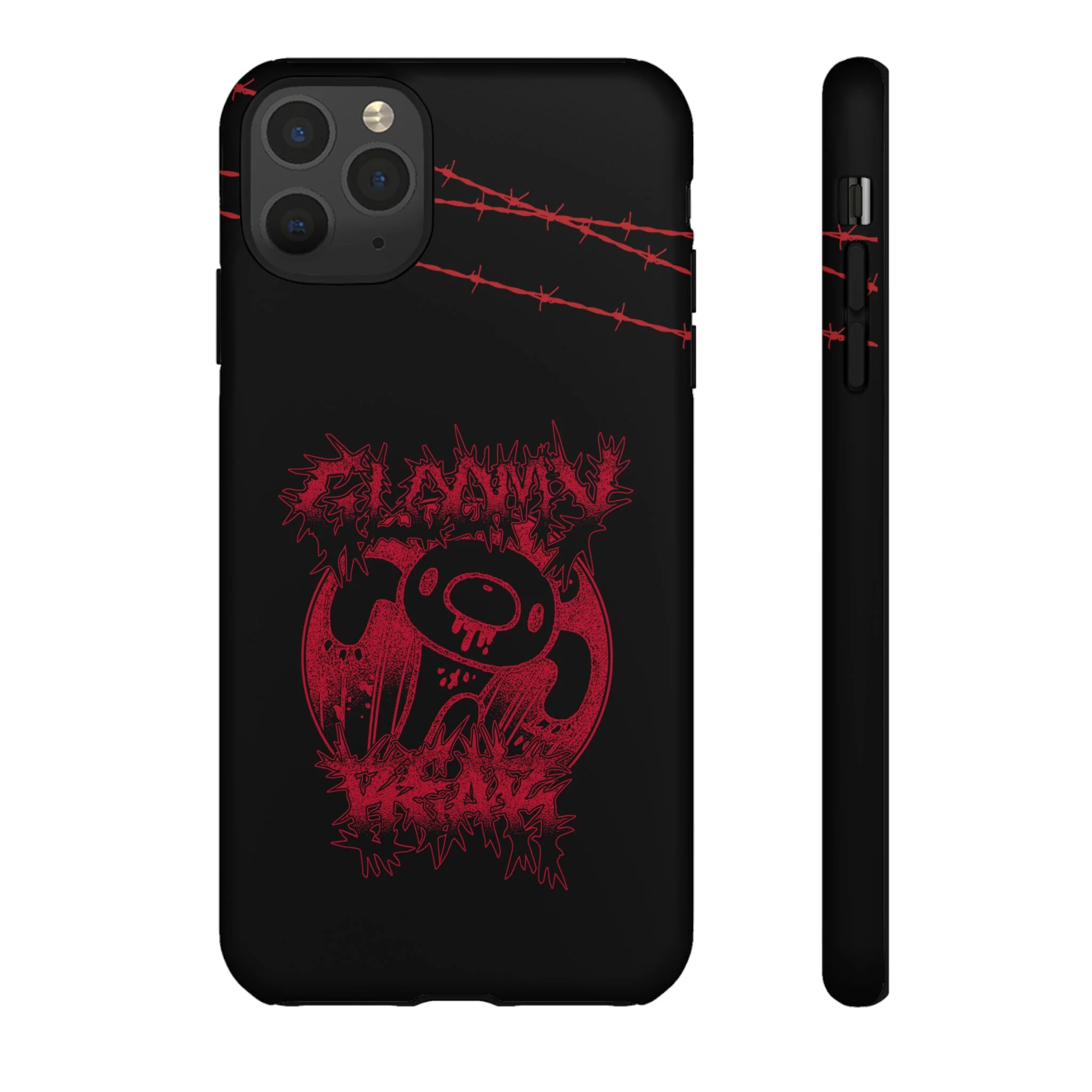 Gloomy Bear Metal Show Red Phone Case - Image 13