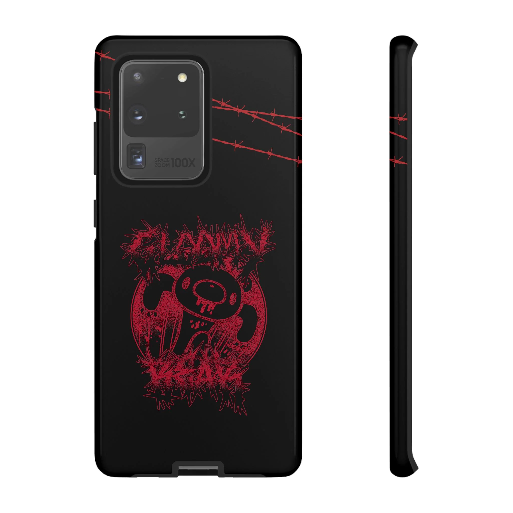Gloomy Bear Metal Show Red Phone Case - Image 16