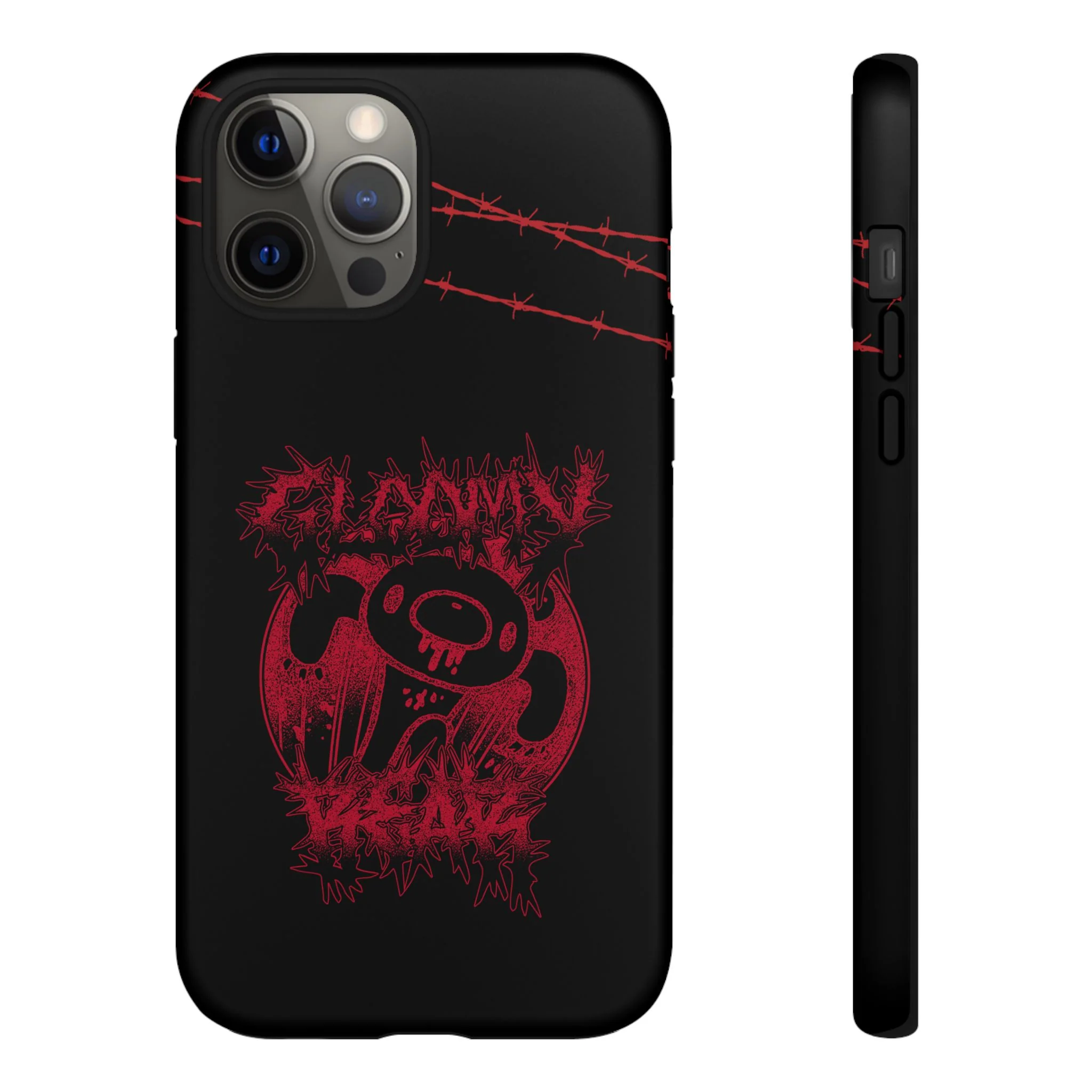 Gloomy Bear Metal Show Red Phone Case - Image 27