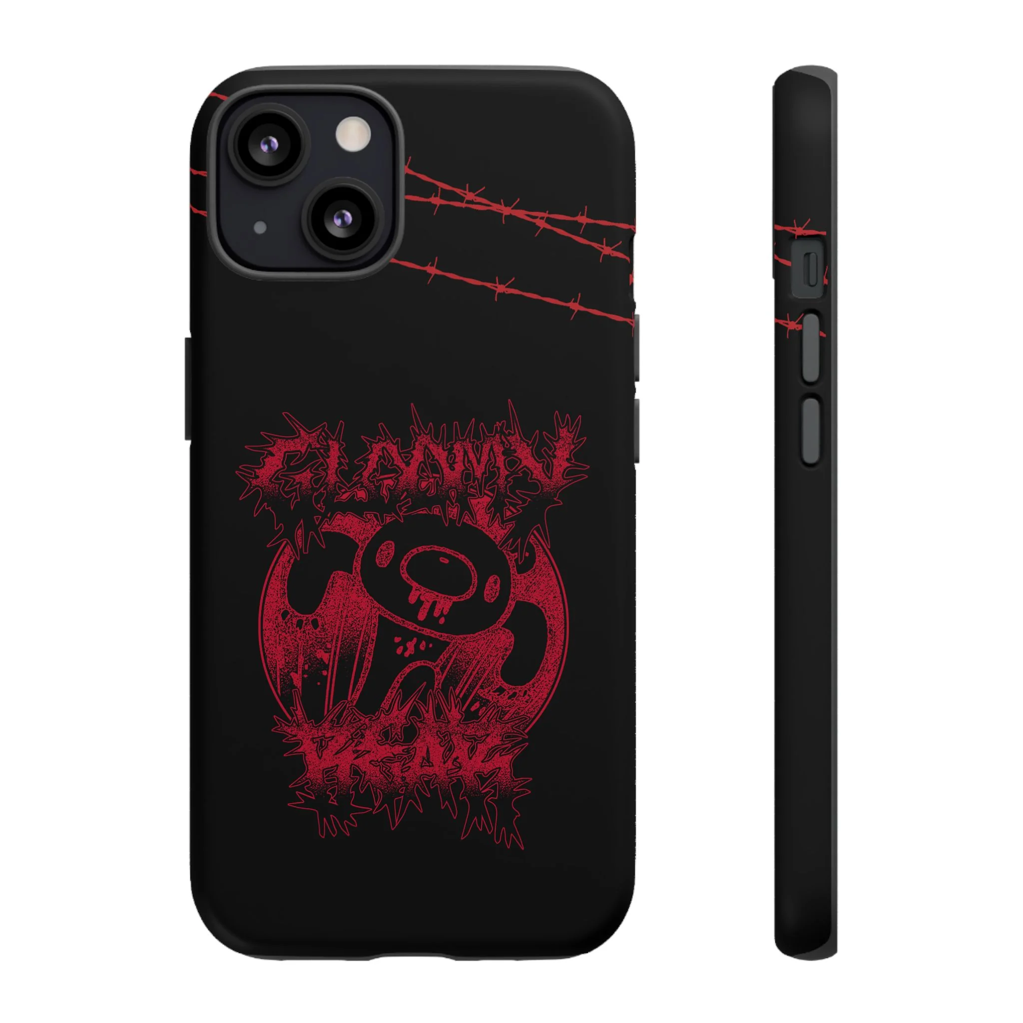 Gloomy Bear Metal Show Red Phone Case - Image 29