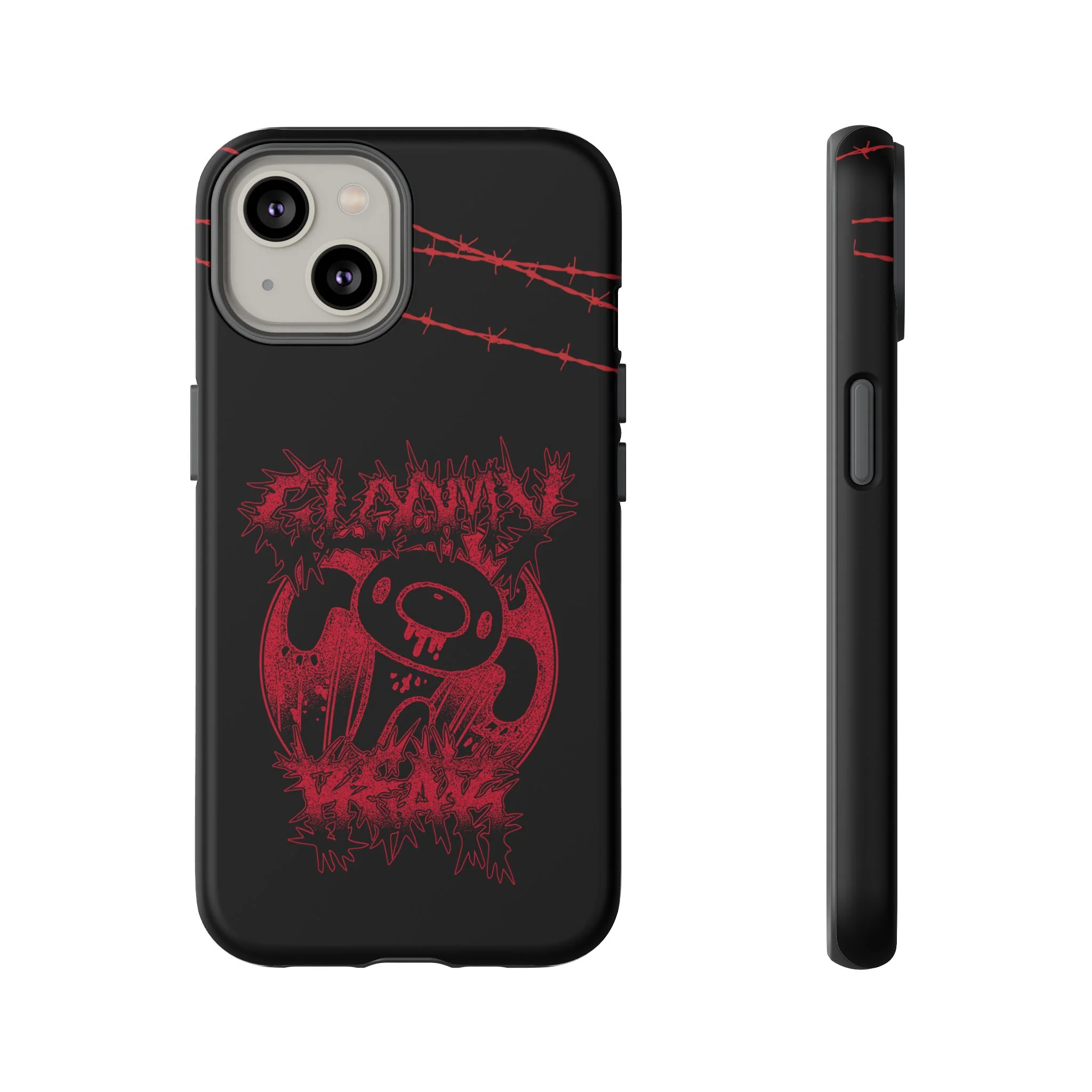 Gloomy Bear Metal Show Red Phone Case - Image 51
