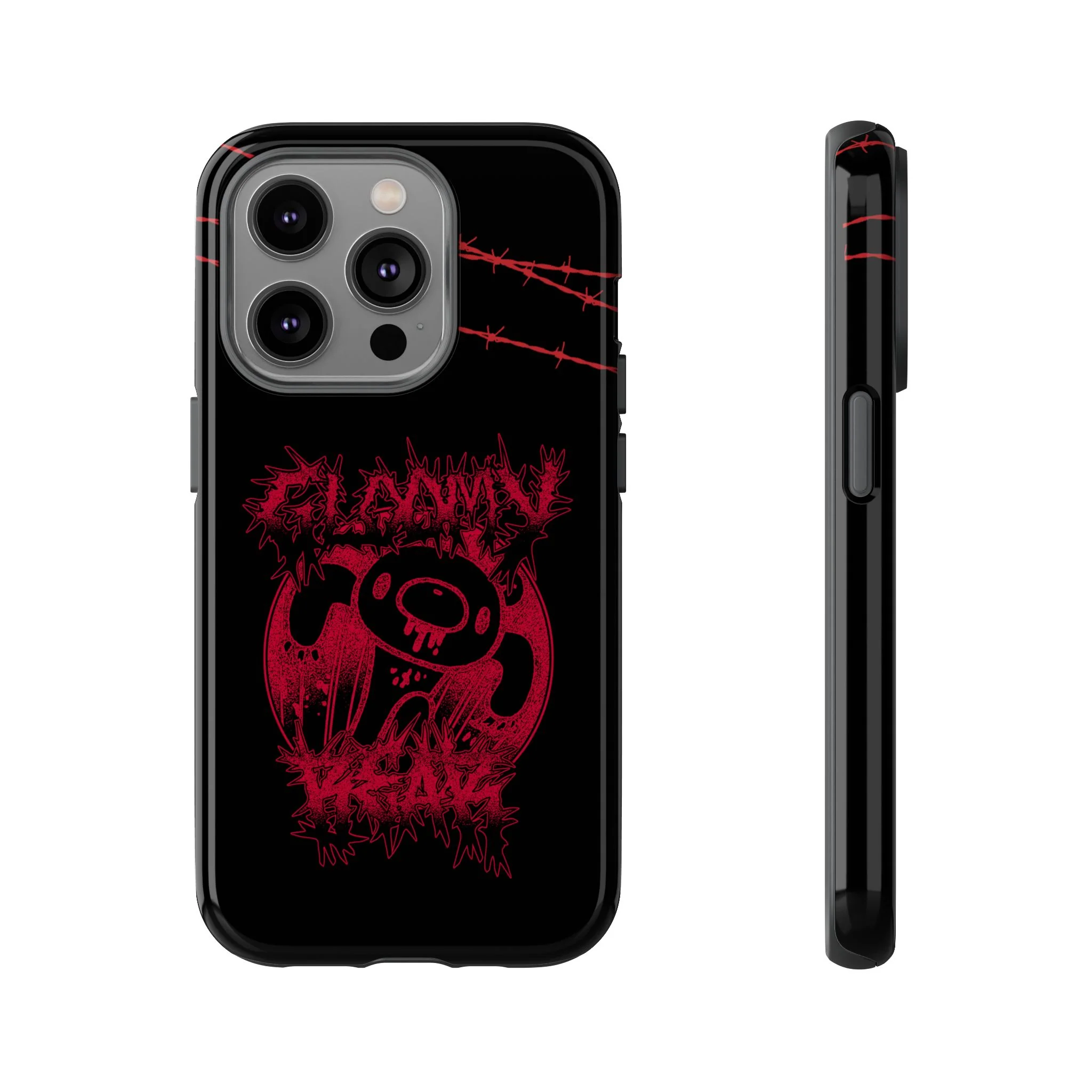 Gloomy Bear Metal Show Red Phone Case - Image 52