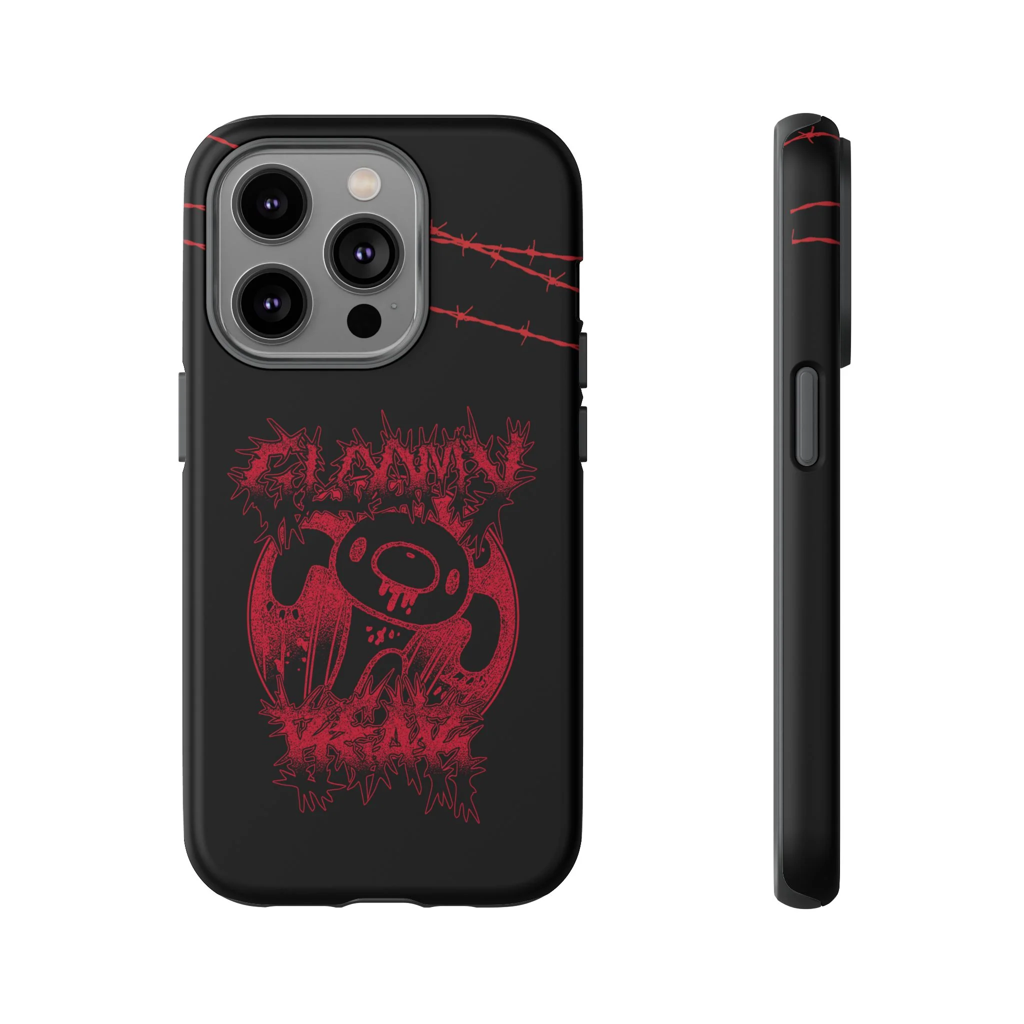 Gloomy Bear Metal Show Red Phone Case - Image 53