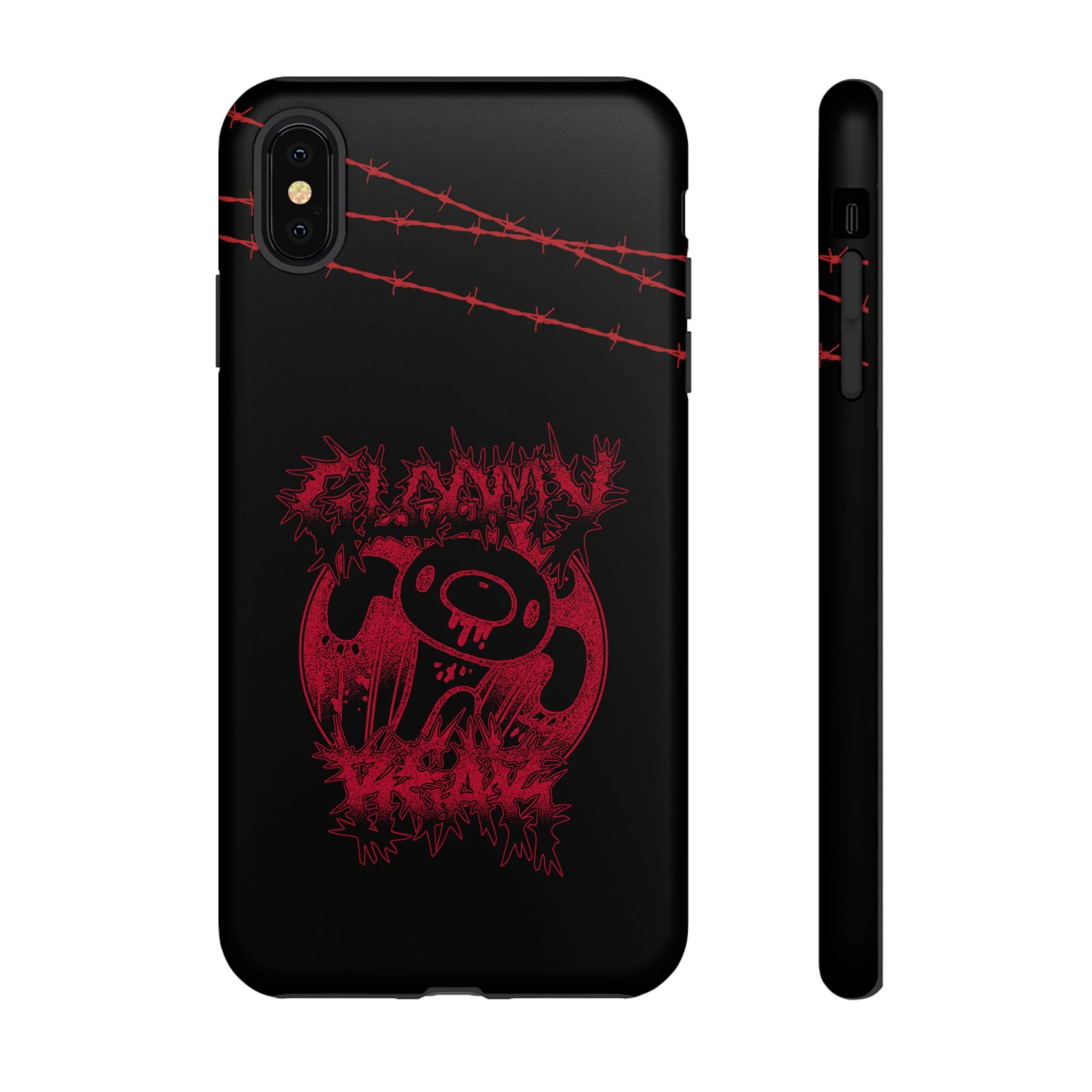 Gloomy Bear Metal Show Red Phone Case - Image 7
