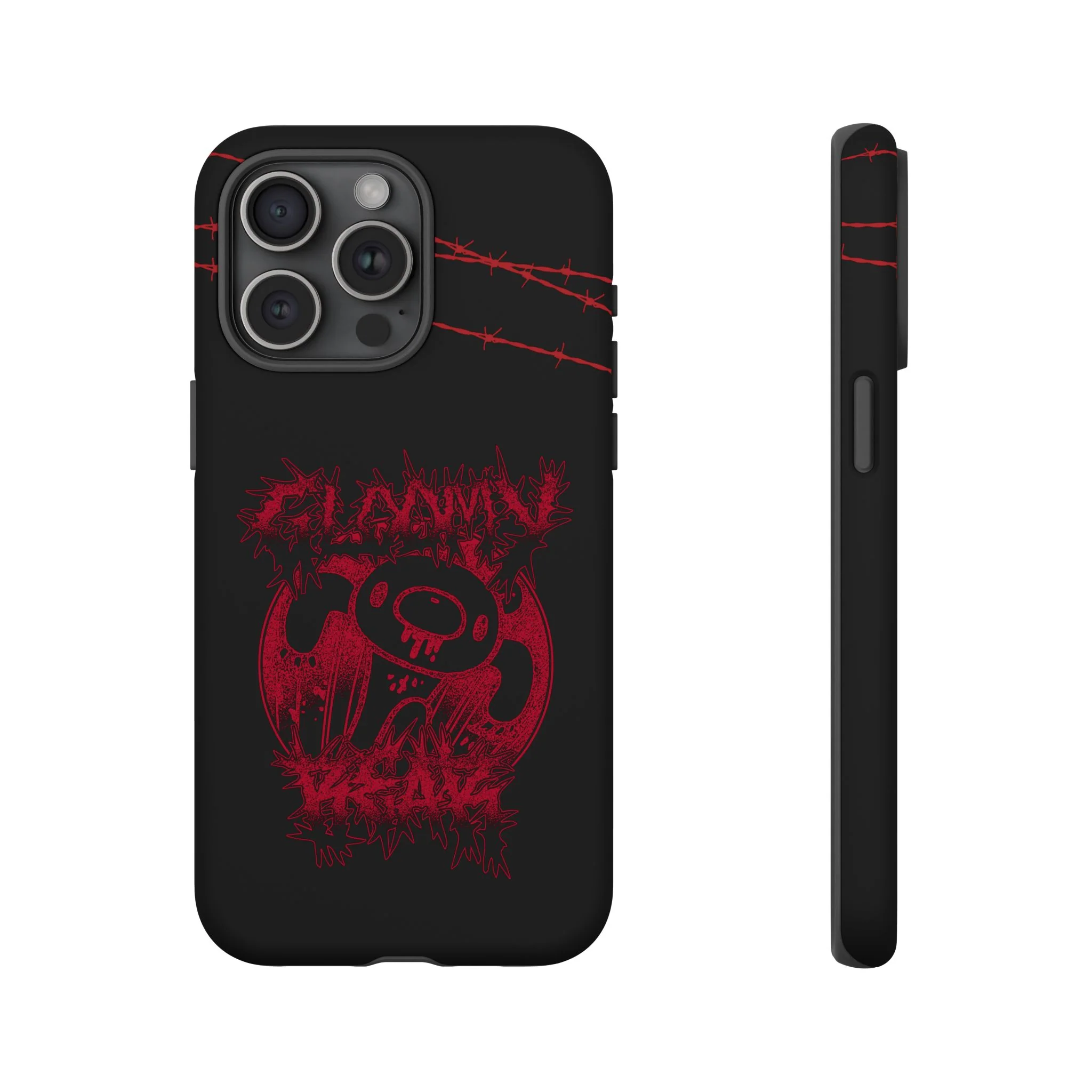 Gloomy Bear Metal Show Red Phone Case - Image 71