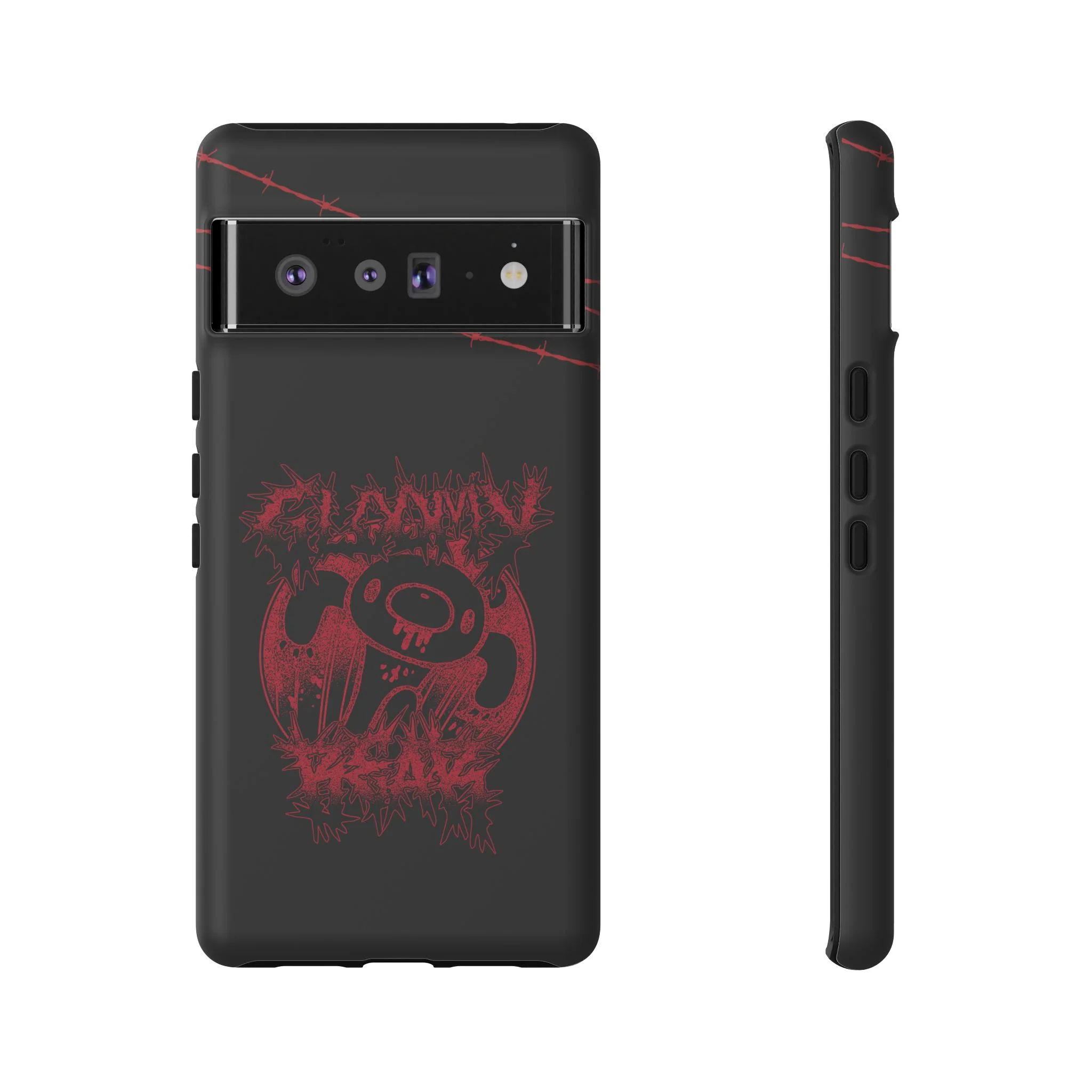 Gloomy Bear Metal Show Red Phone Case - Image 86