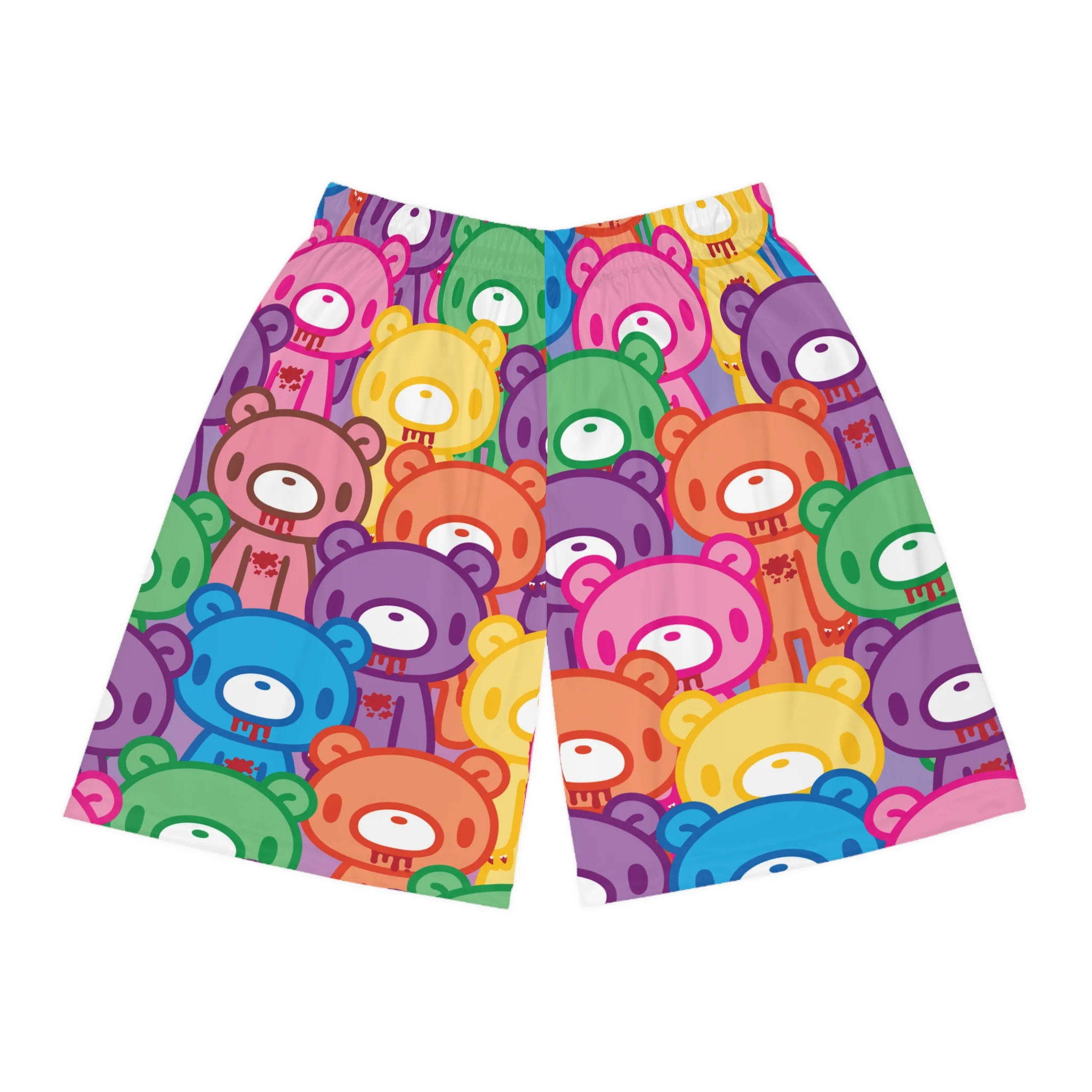 Gloomy Bear "Rainbow Dreams" Basketball Shorts - Image 3