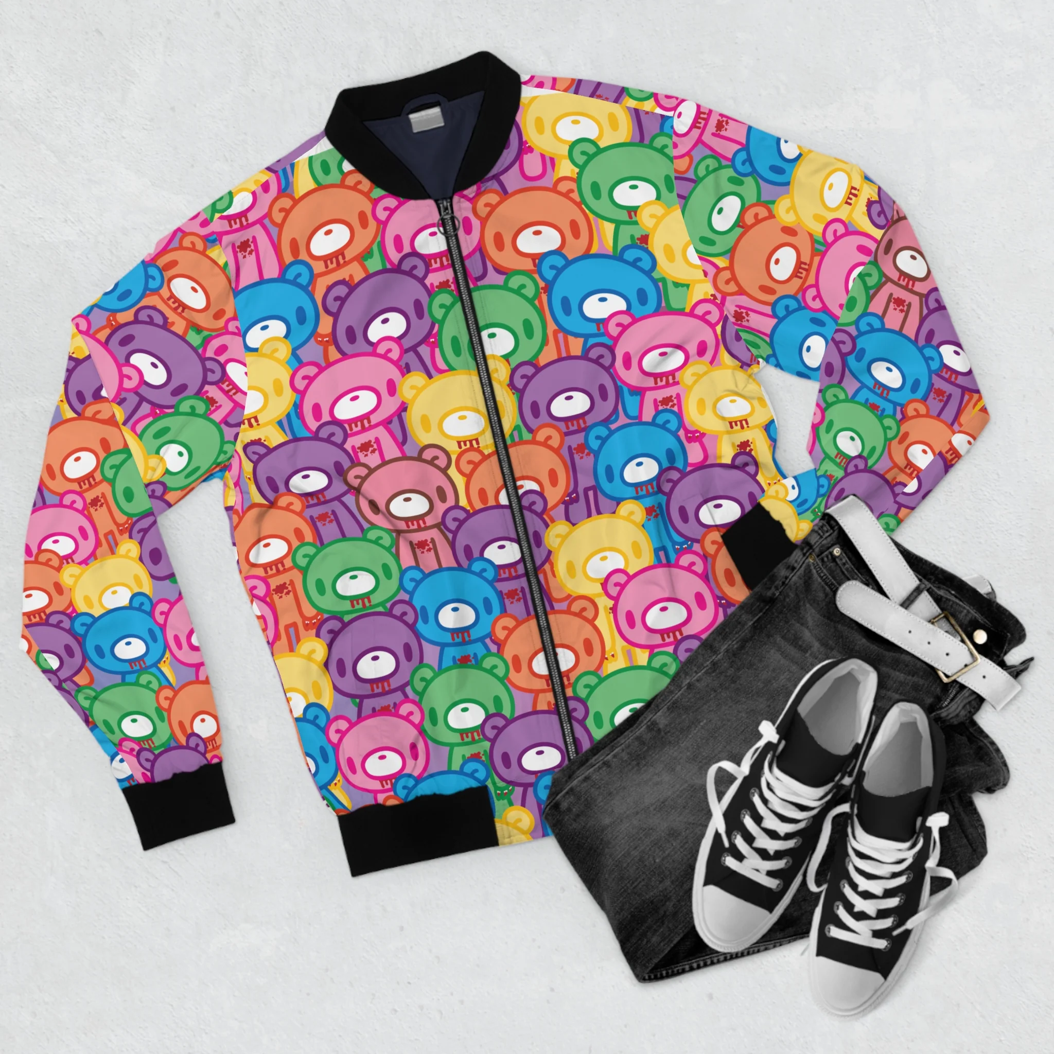 Gloomy Bear "Rainbow Dreams" Bomber Jacket - Image 5