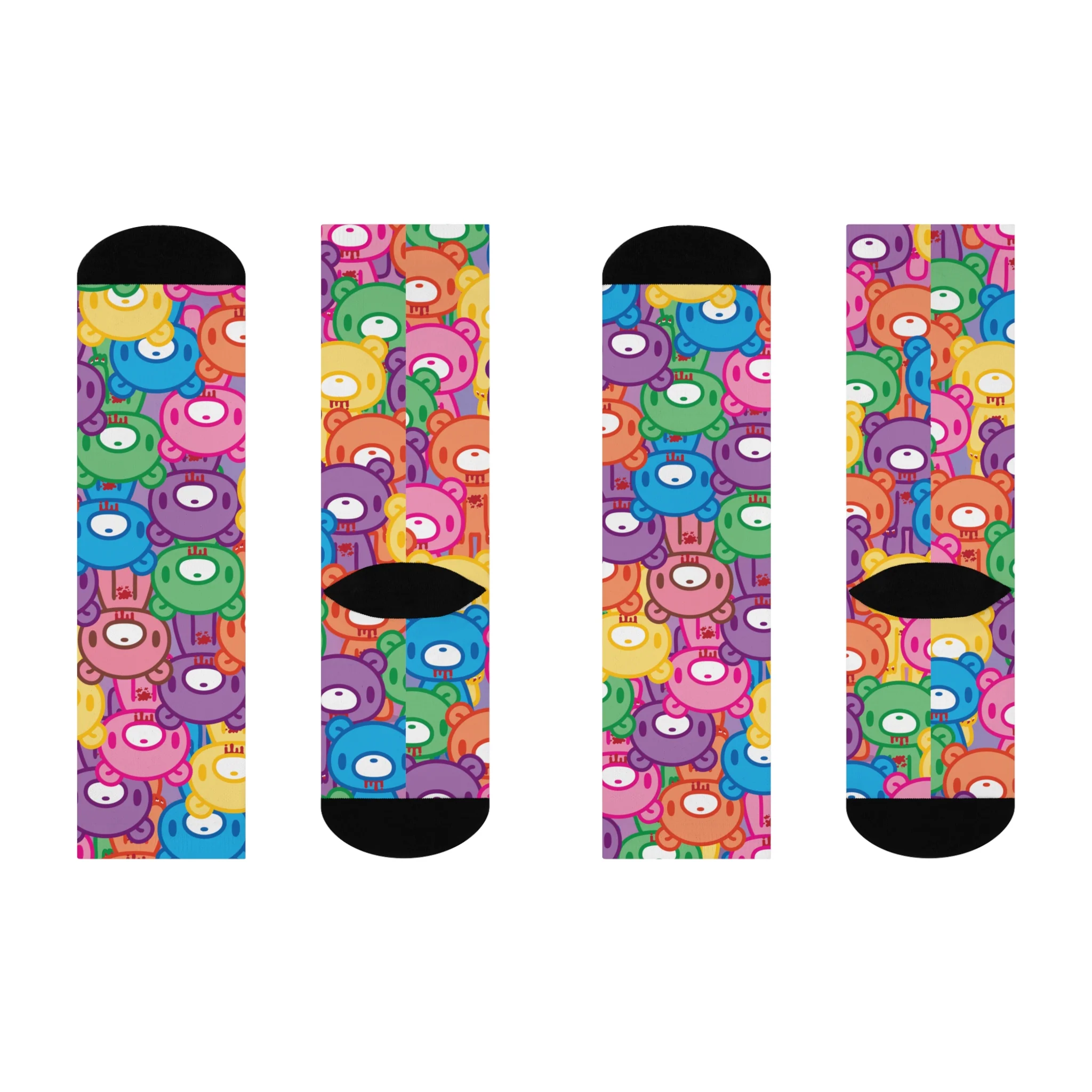 Gloomy Bear "Rainbow Dreams" Cushioned Crew Socks - Image 3