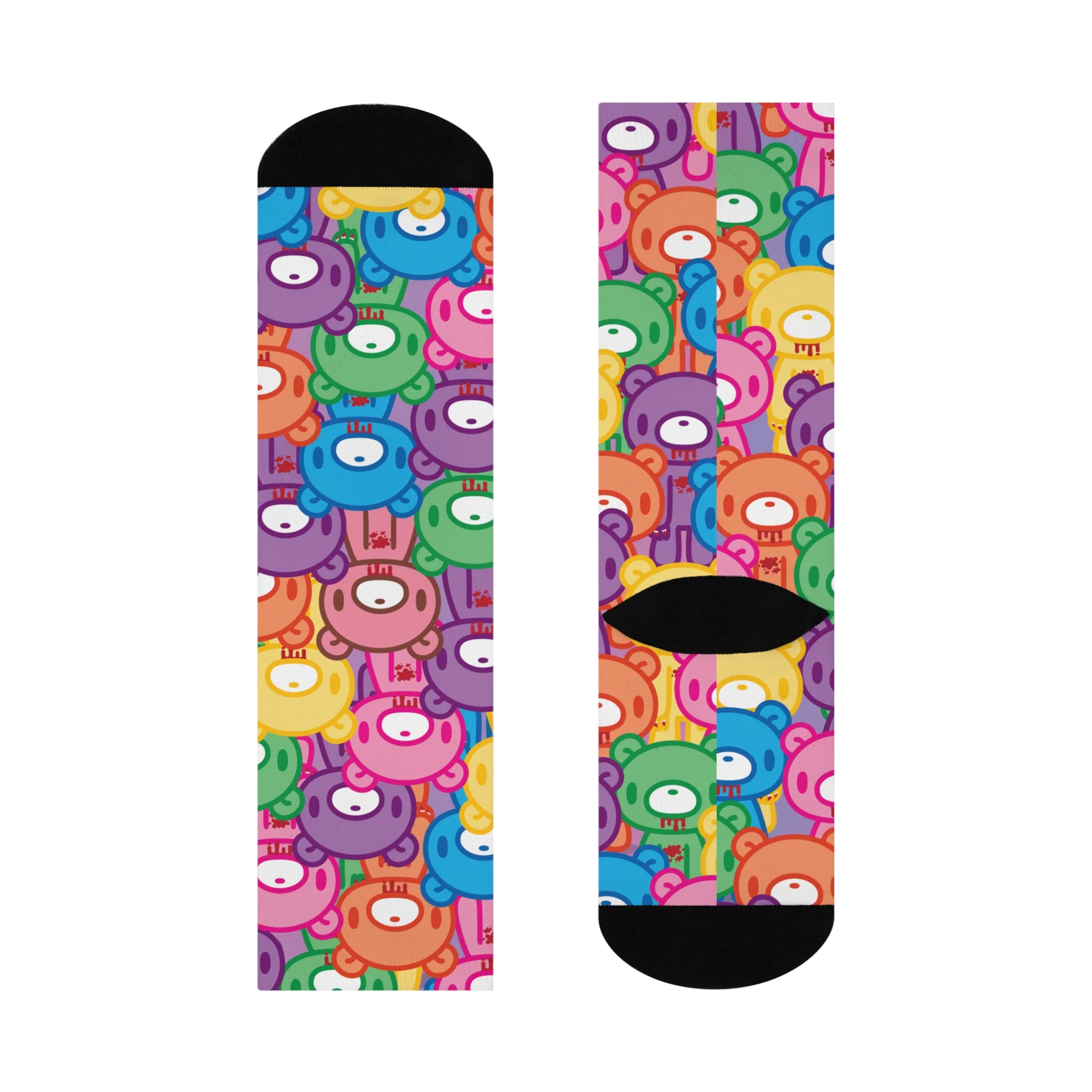 Gloomy Bear "Rainbow Dreams" Cushioned Crew Socks - Image 4