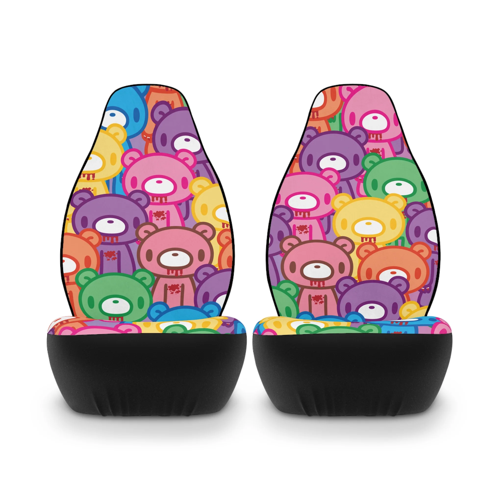 Gloomy Bear "Rainbow Dreams" Polyester Car Seat Covers - Image 3