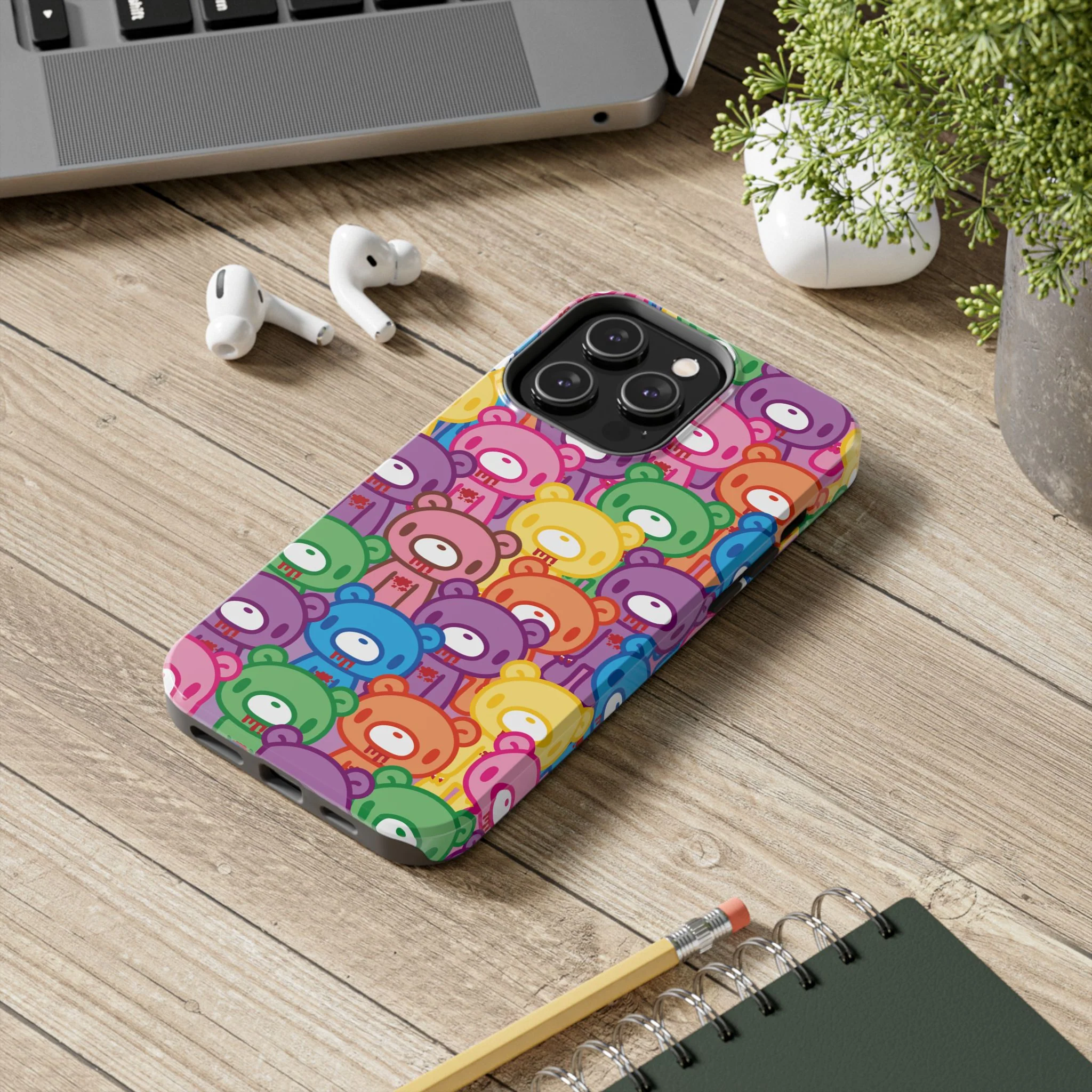 Gloomy Bear Rainbow Dreams Tough Phone Cases - Image 19