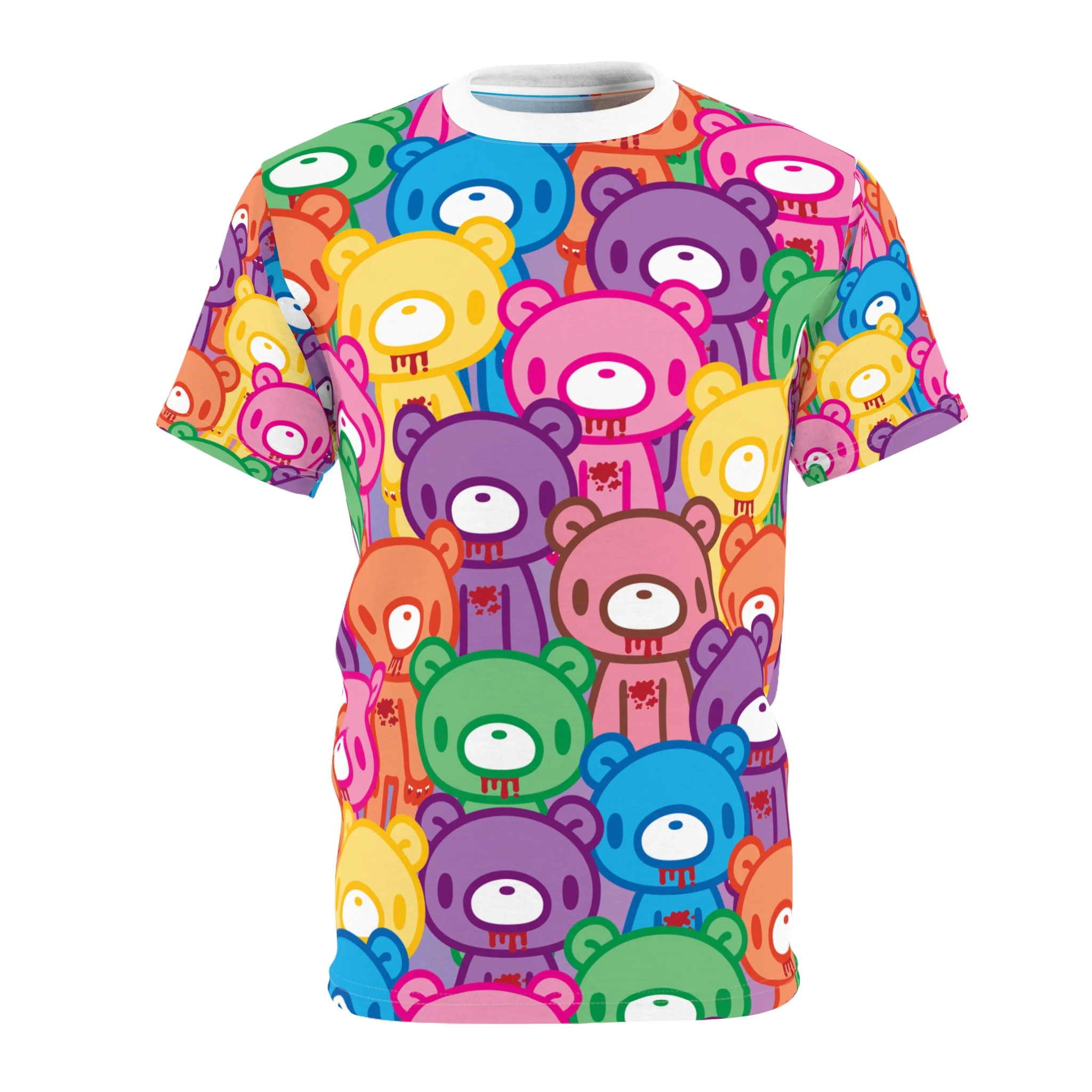 Gloomy Bear "Rainbow Dreams" Unisex Cut & Sew Tee - Image 3