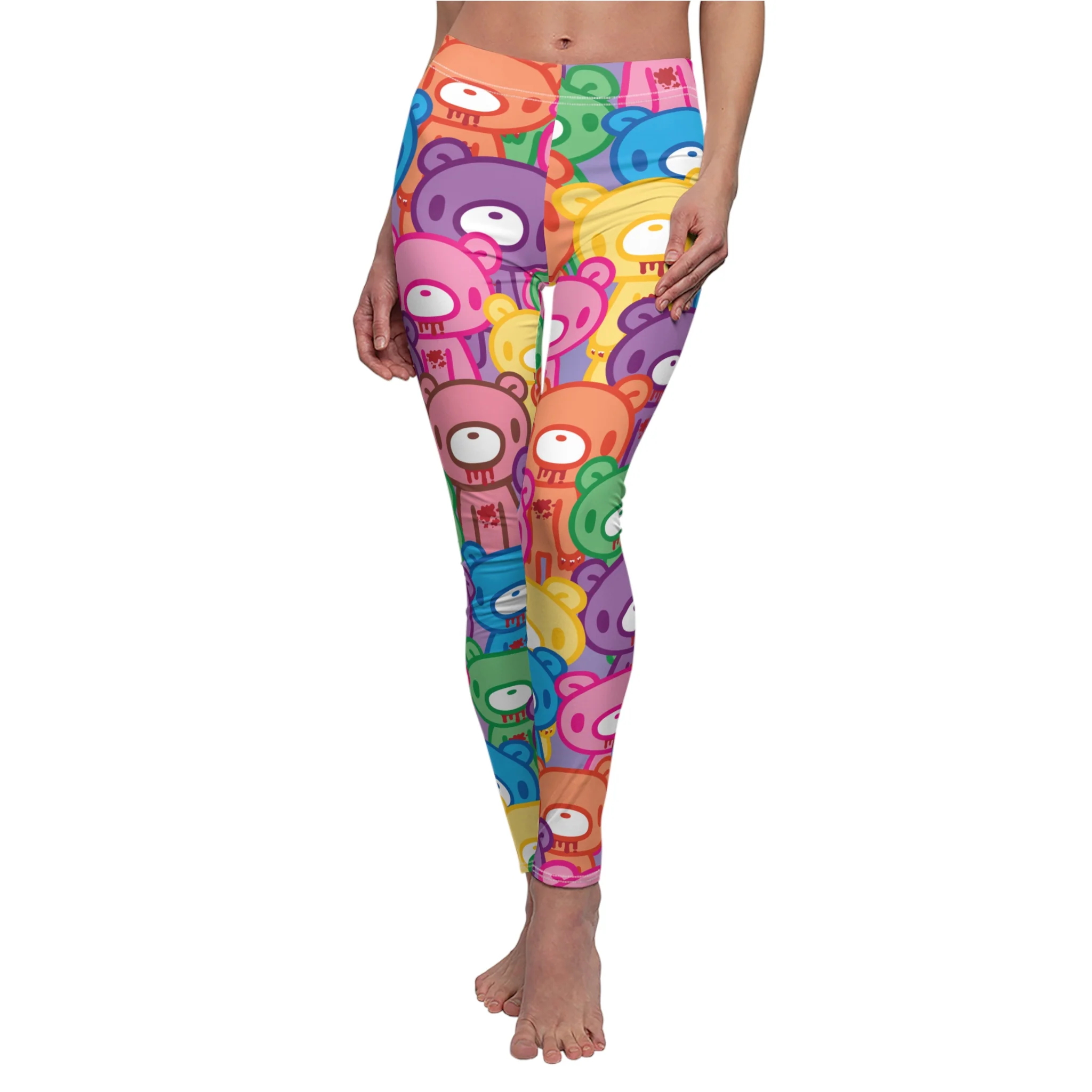 Gloomy Bear "Rainbow Dreams" Women's Cut & Sew Casual Leggings - Image 6