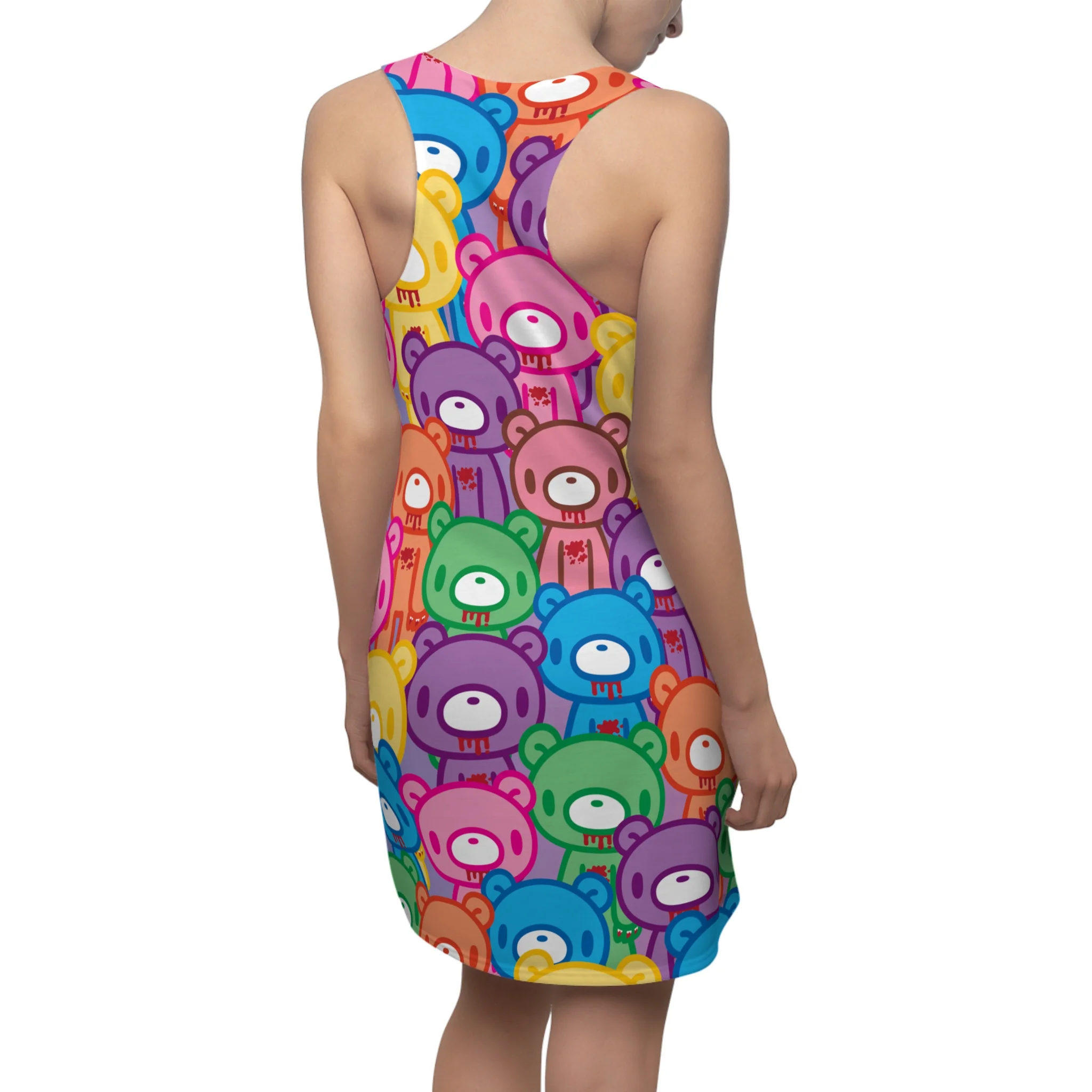 Gloomy Bear "Rainbow Dreams" Women's Cut & Sew Racerback Dress - Image 3