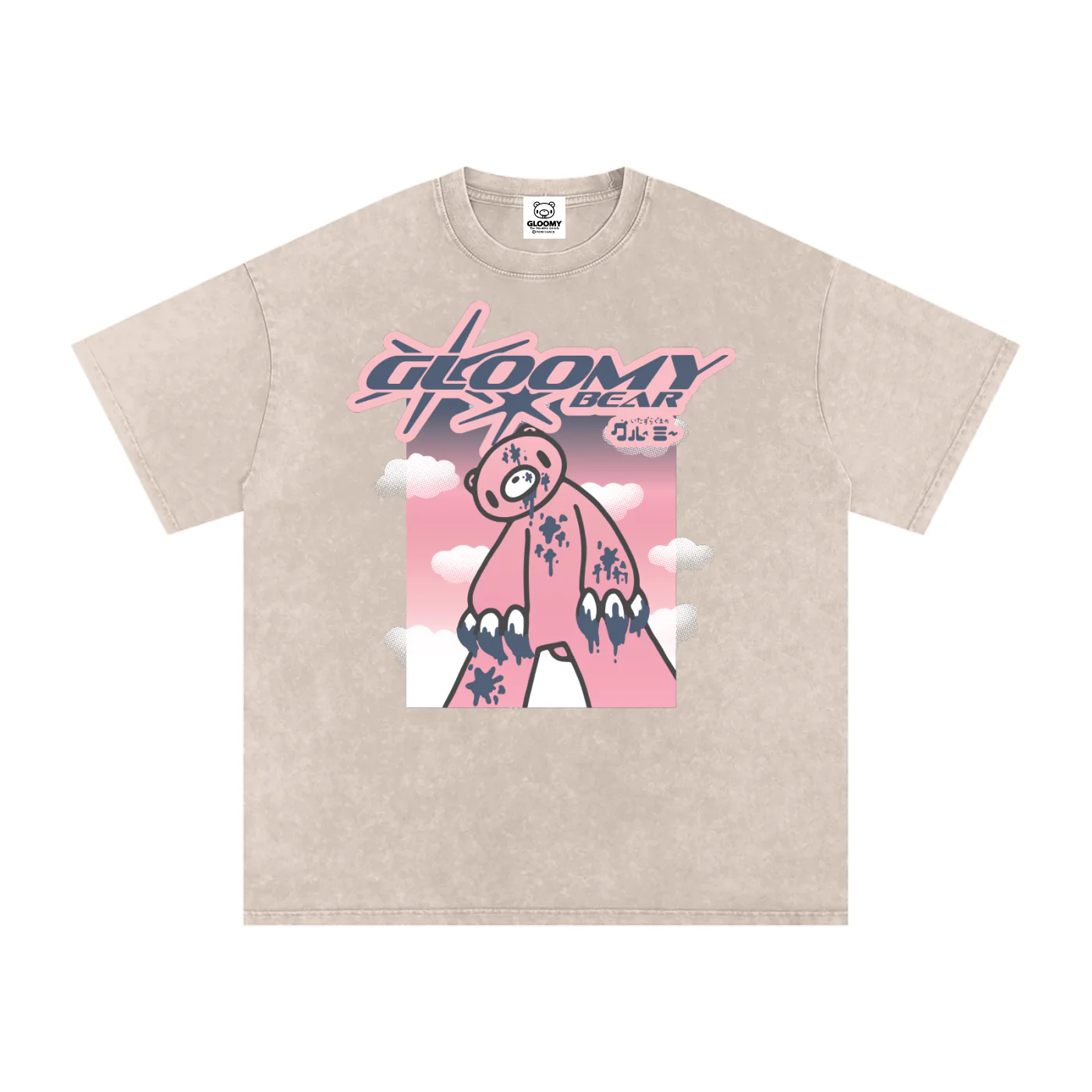 Gloomy Bear Titan Acid Wash T-Shirt - Image 5