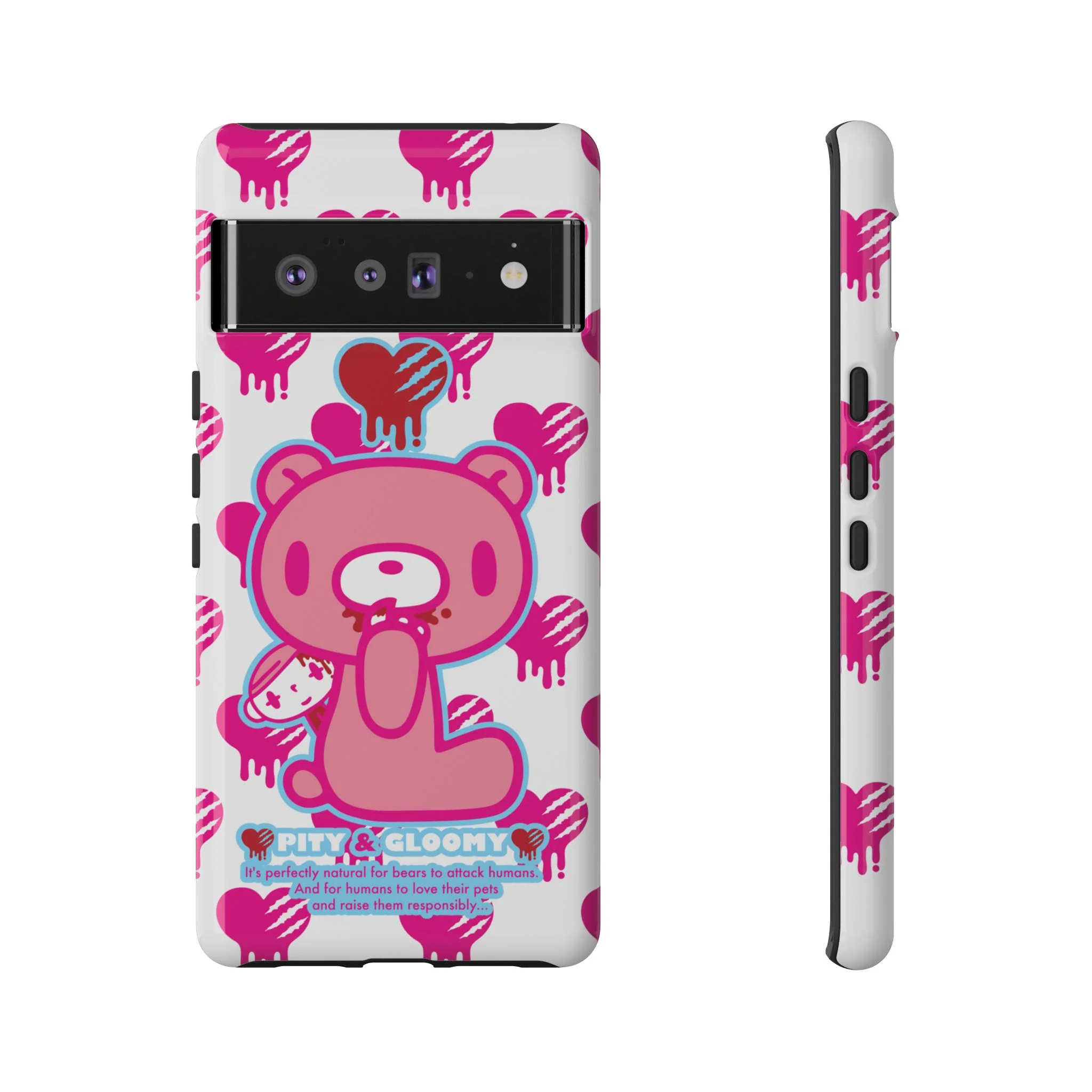 Gloomy Bear White - Tough Phone Case - Image 7