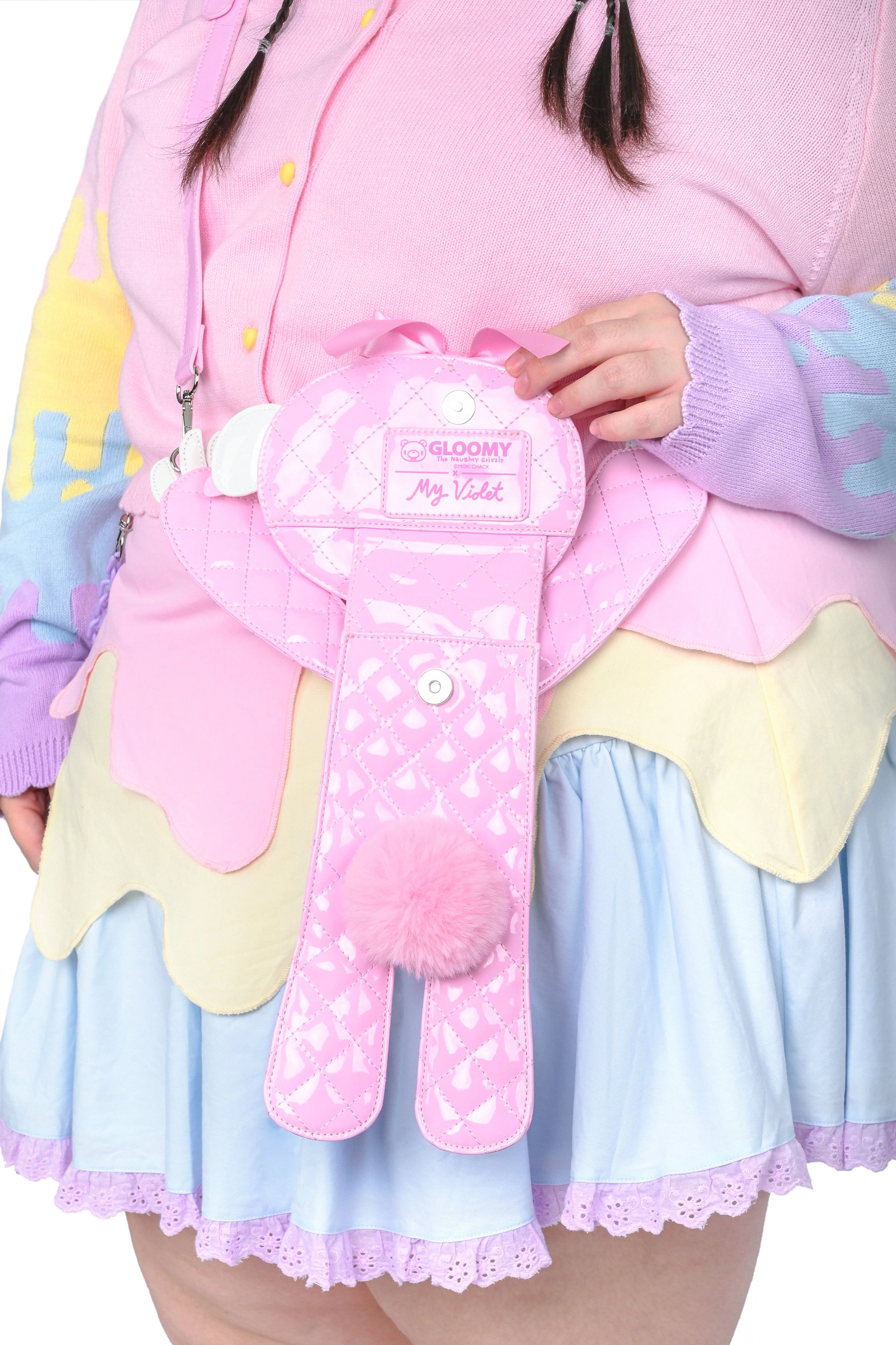 Gloomy Bear x My Violet  - Bear Hug Crossbody Phone Pouch - Image 5