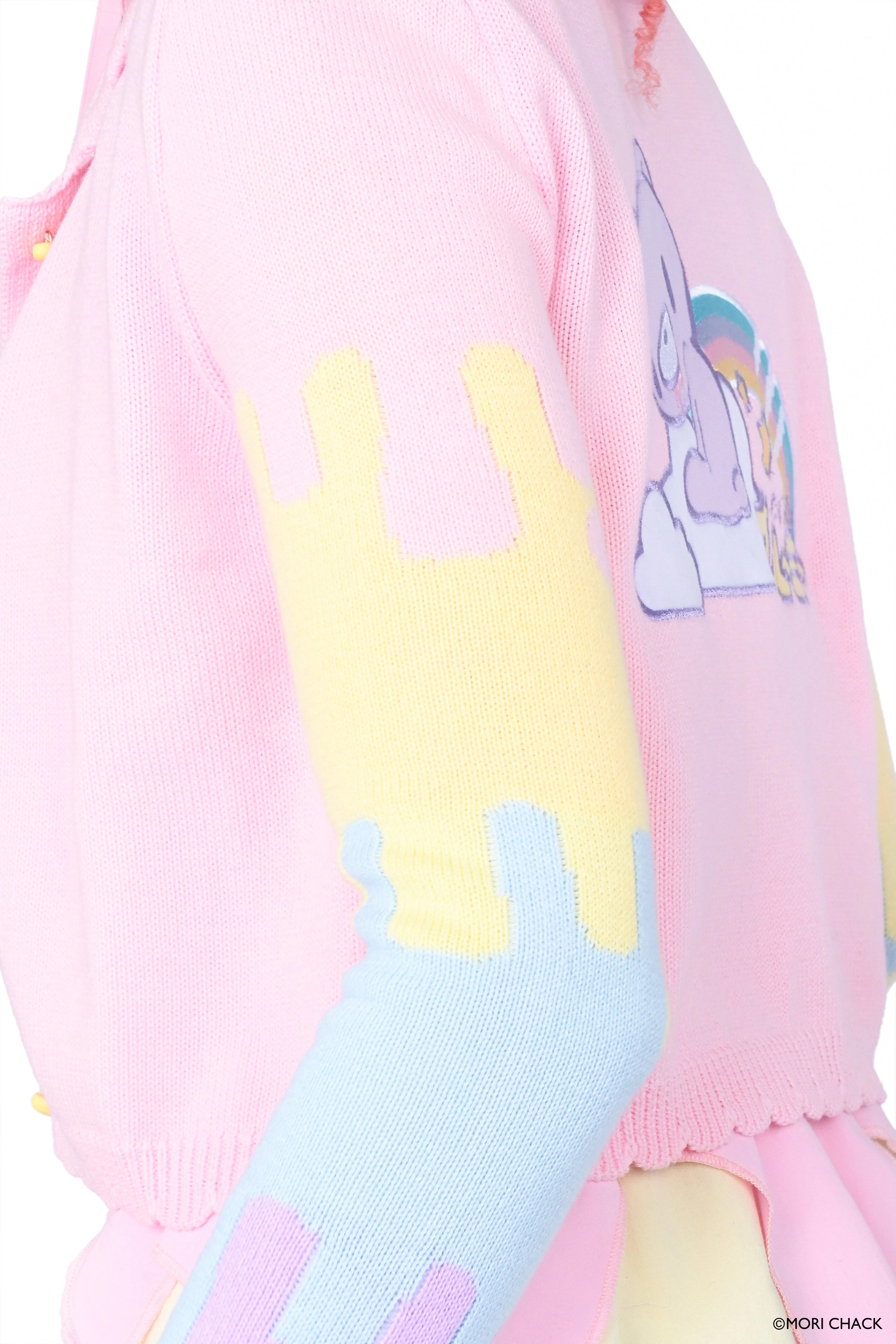 Gloomy Bear x My Violet  - Pastel Drip Cardigan - Image 4
