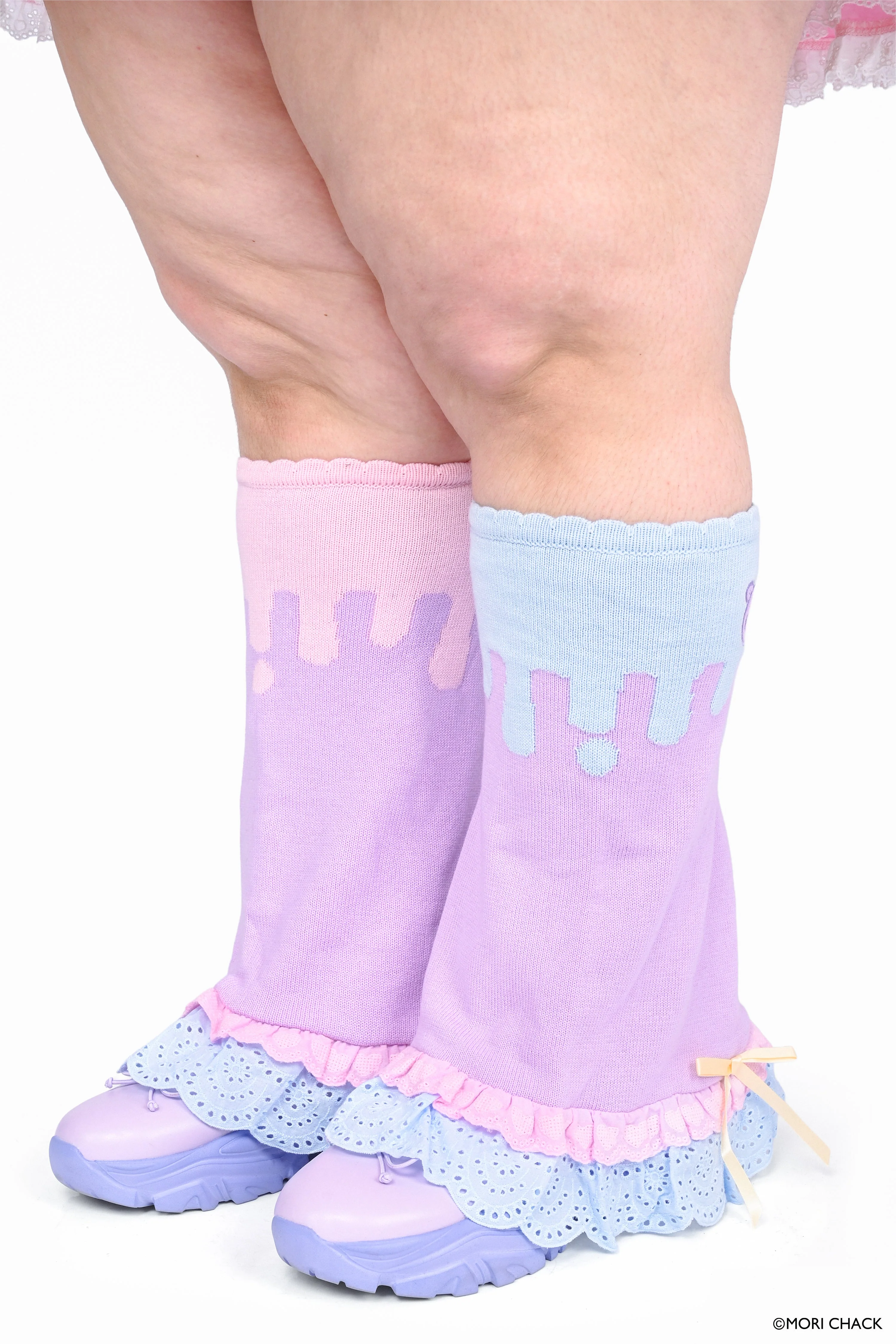 Gloomy Bear x My Violet - Pastel Drip Legwarmers - Image 7