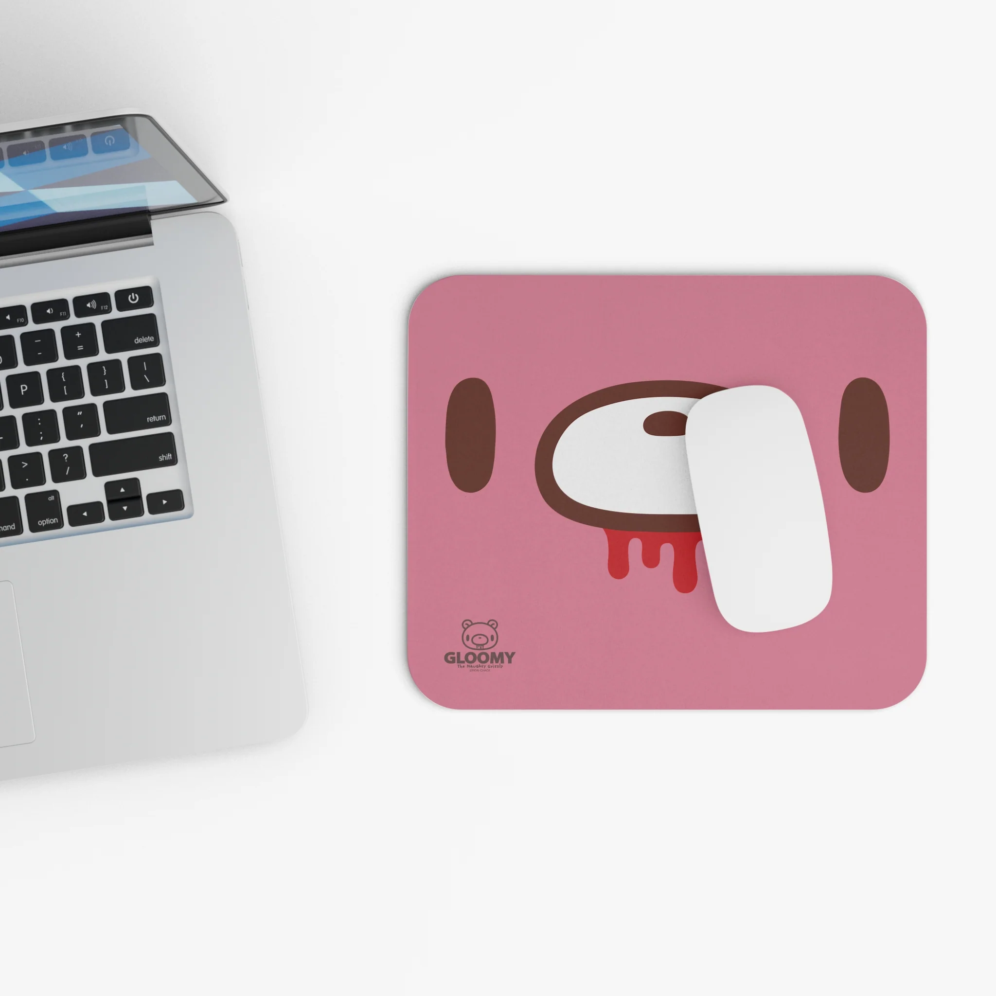 Gloomy face Mouse Pad (Rectangle) - Image 4
