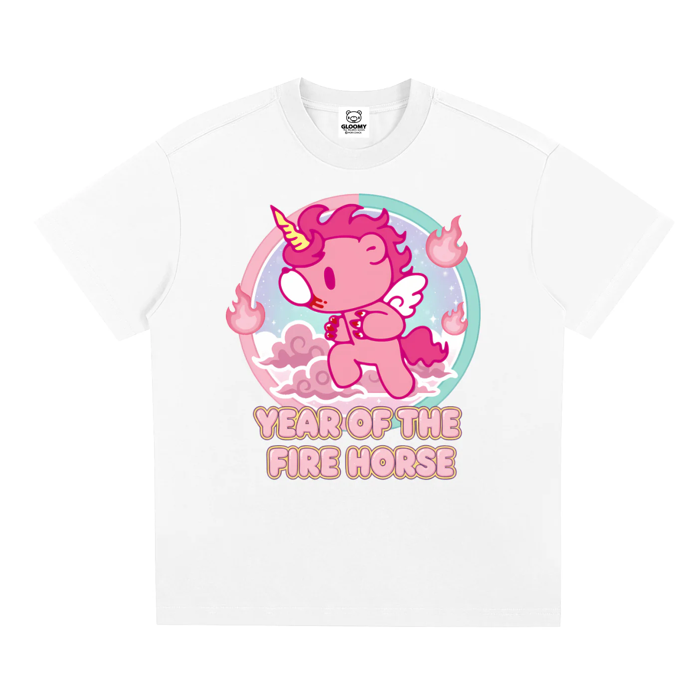 Gloomy Fire Horse Sorona Quick-Dry Cooling T-shirt