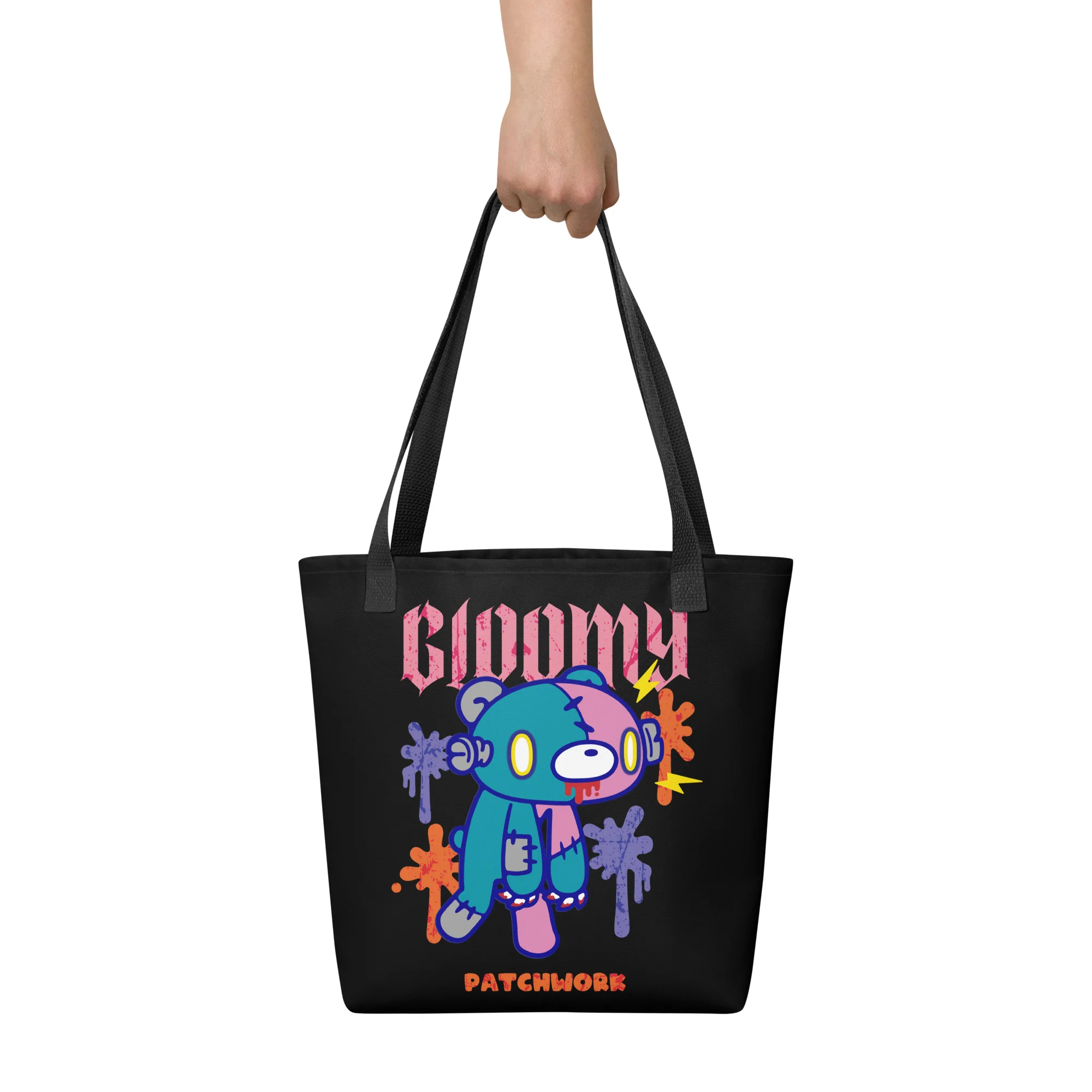Gloomy Halloween Patchwork Tote bag