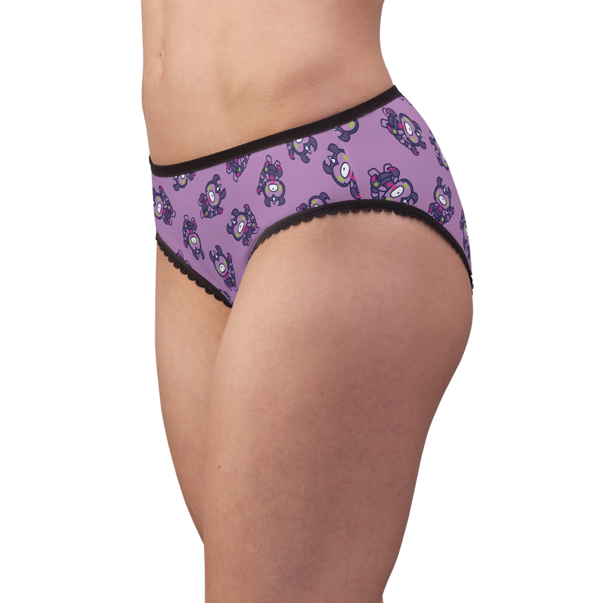 Gloomy Scorpio Women's Briefs (AOP) - Image 4