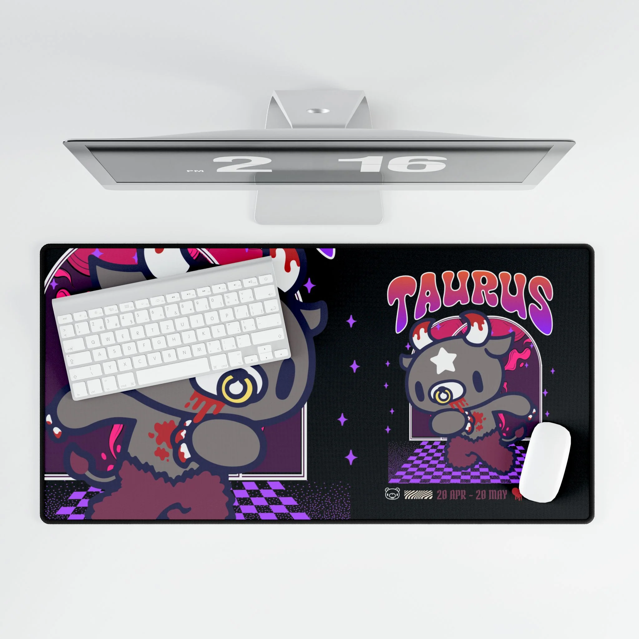 Gloomy Taurus Zodiac Desk Mats - Image 4