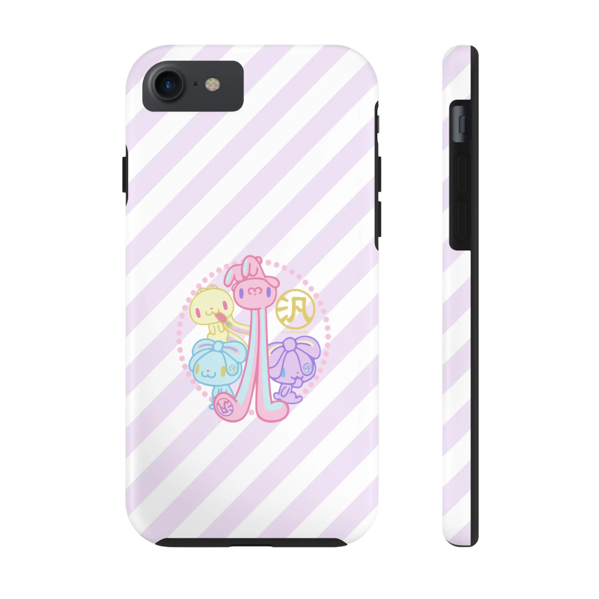 Group Pastel All Purpose Bunny - iPhone Case - Image 3