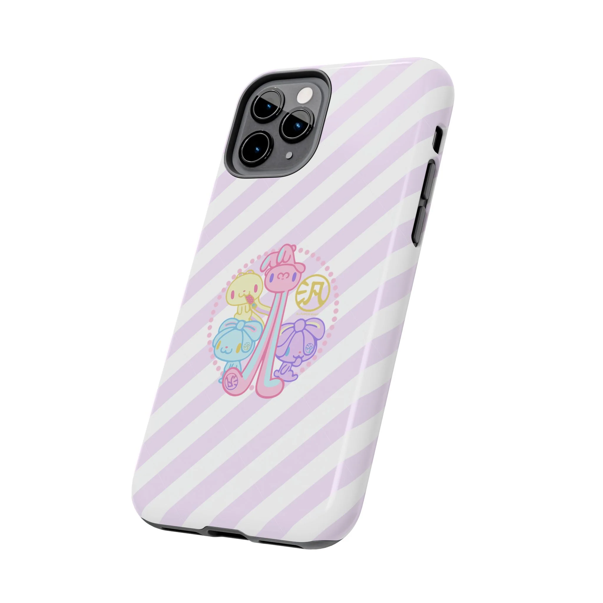 Group Pastel All Purpose Bunny - iPhone Case - Image 40